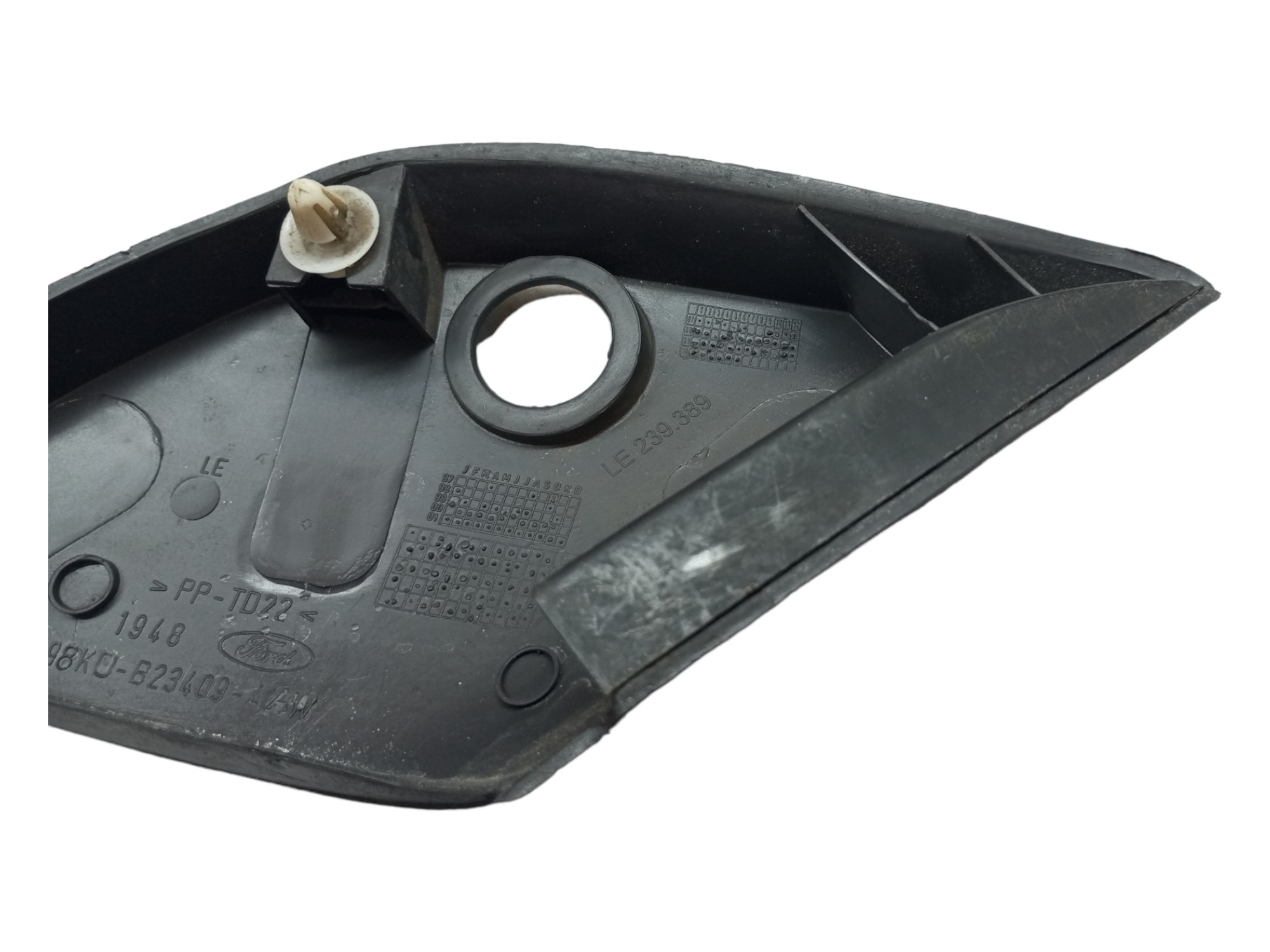 Moldura Acabamento Retrovisor Ford Ka 2009 2010 Esquerdo Cinza 5