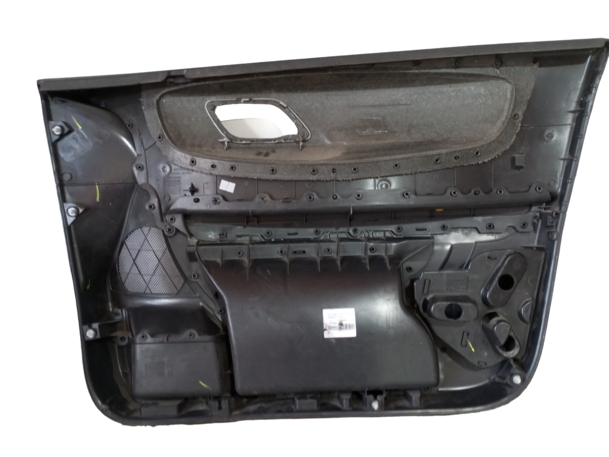 Forro Porta Citroen C4 Pallas 2011 2012 Dianteira Esquerda Preto 2