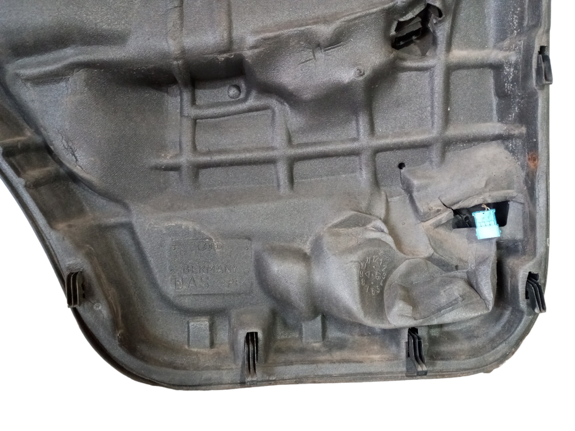 Forro Porta Audi A4 99 2000 2001 2002 Traseira Direita  Preto 4