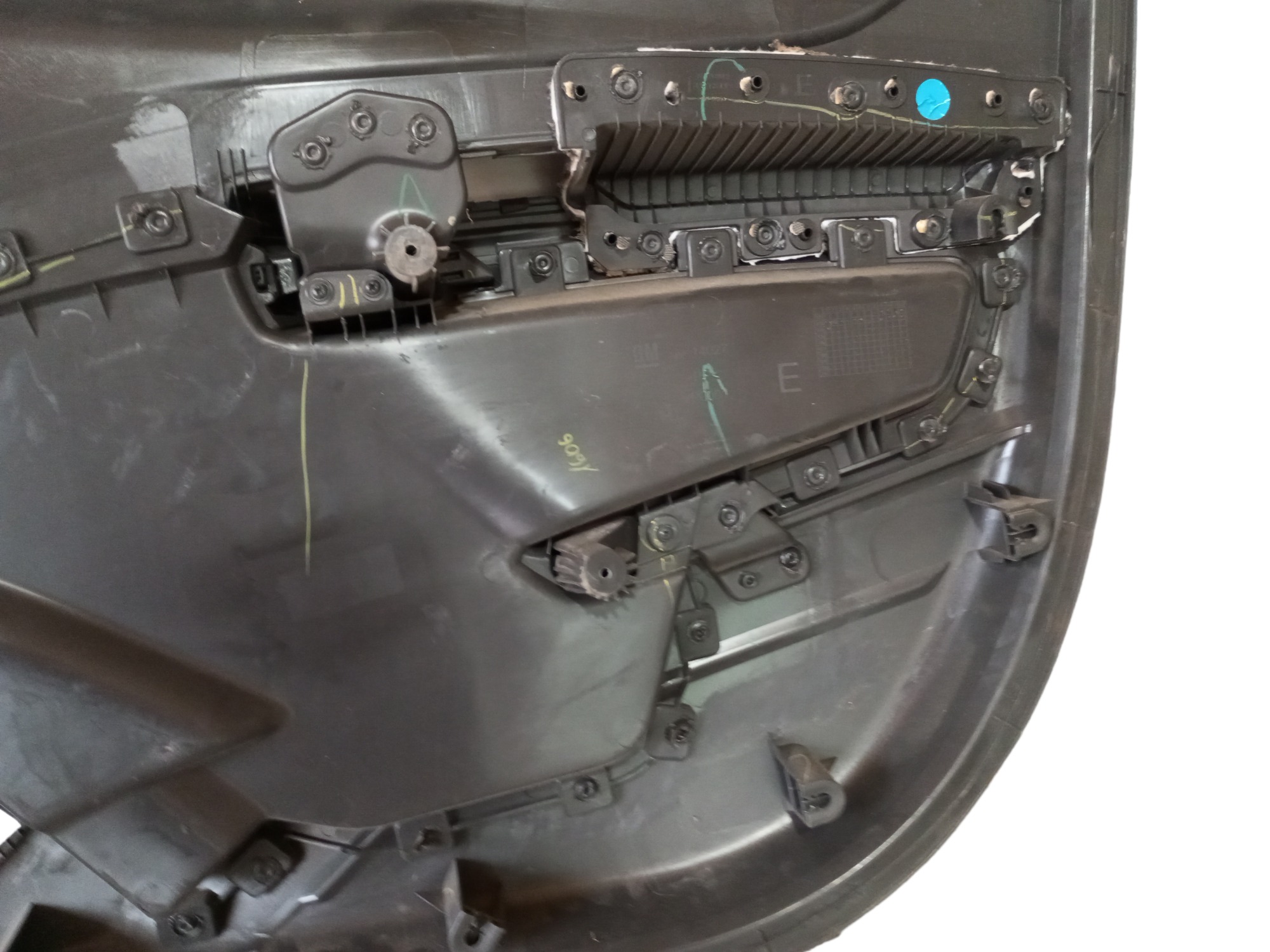 Forro Porta Onix Prisma Chevrolet 2013 Dianteiro Direito  Preto 4