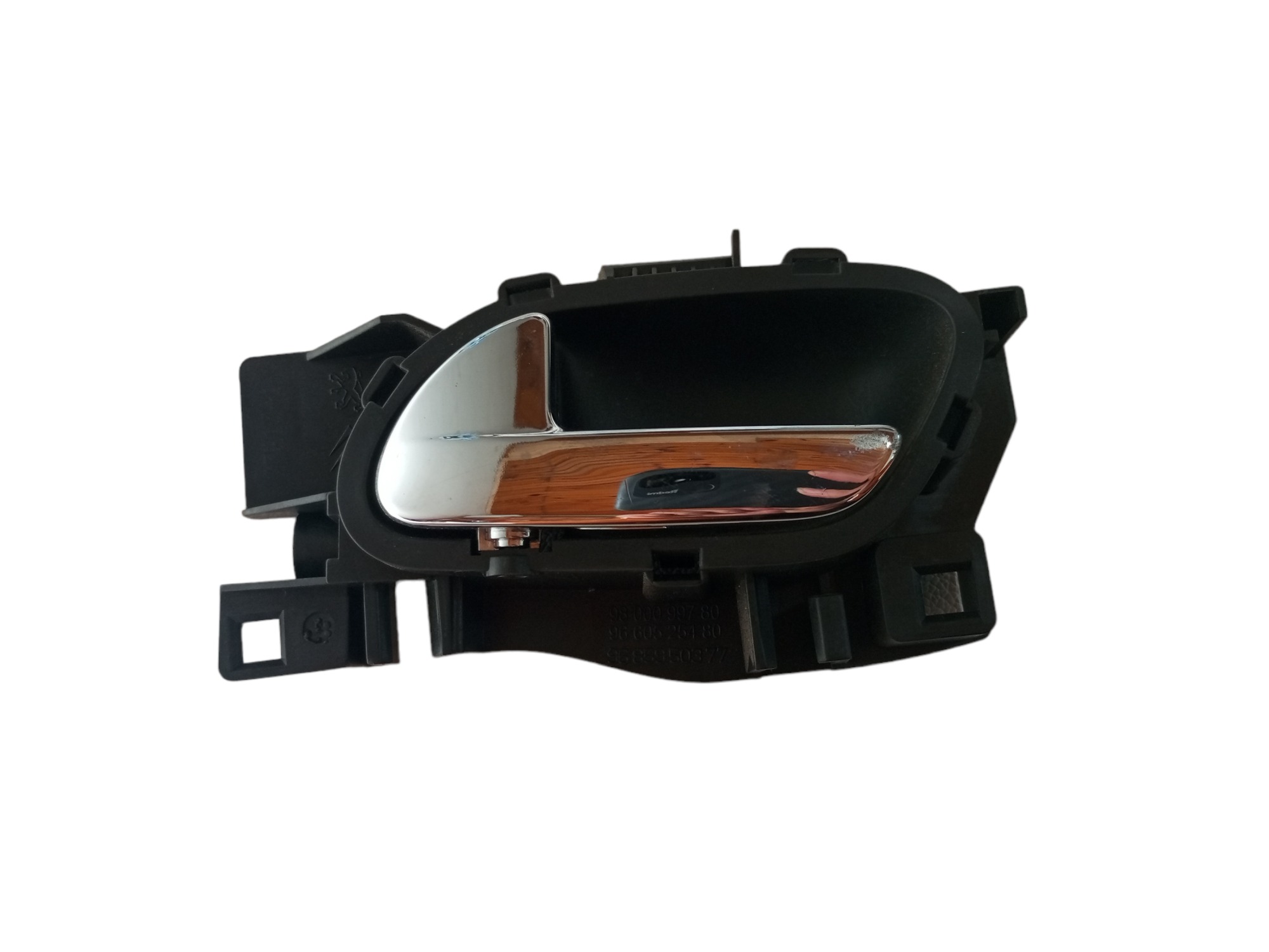 Macaneta Interna Peugeot 408 2014 2015 Traseira Esquerda  Preto Dianteira/traseira 3