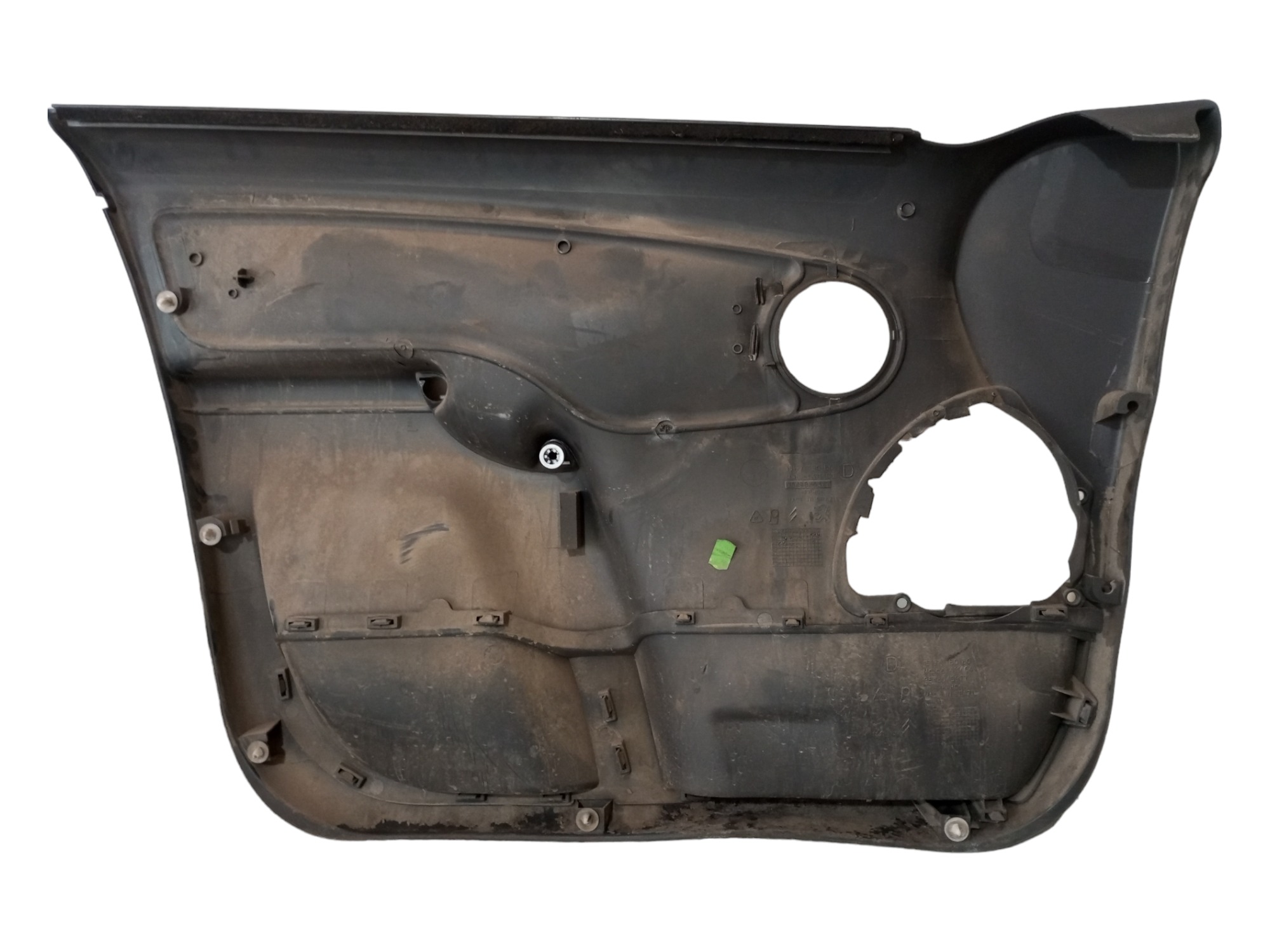 Forro Porta Citroen C3 2006 2010 2012 Dianteiro Direito Preto 4