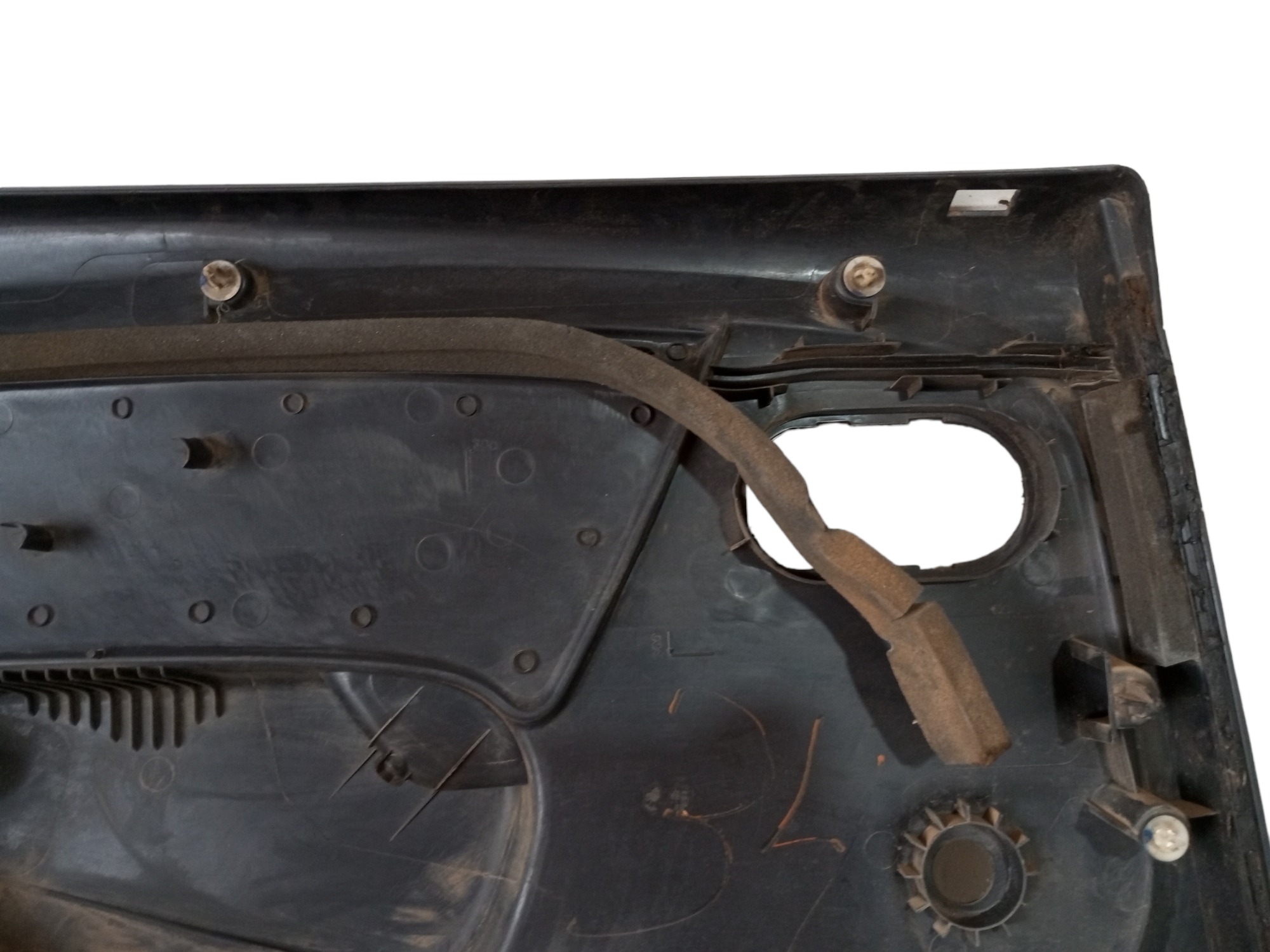 Forro Porta Renault Sandero 2009 2010 Traseiro Direito  Preto 4
