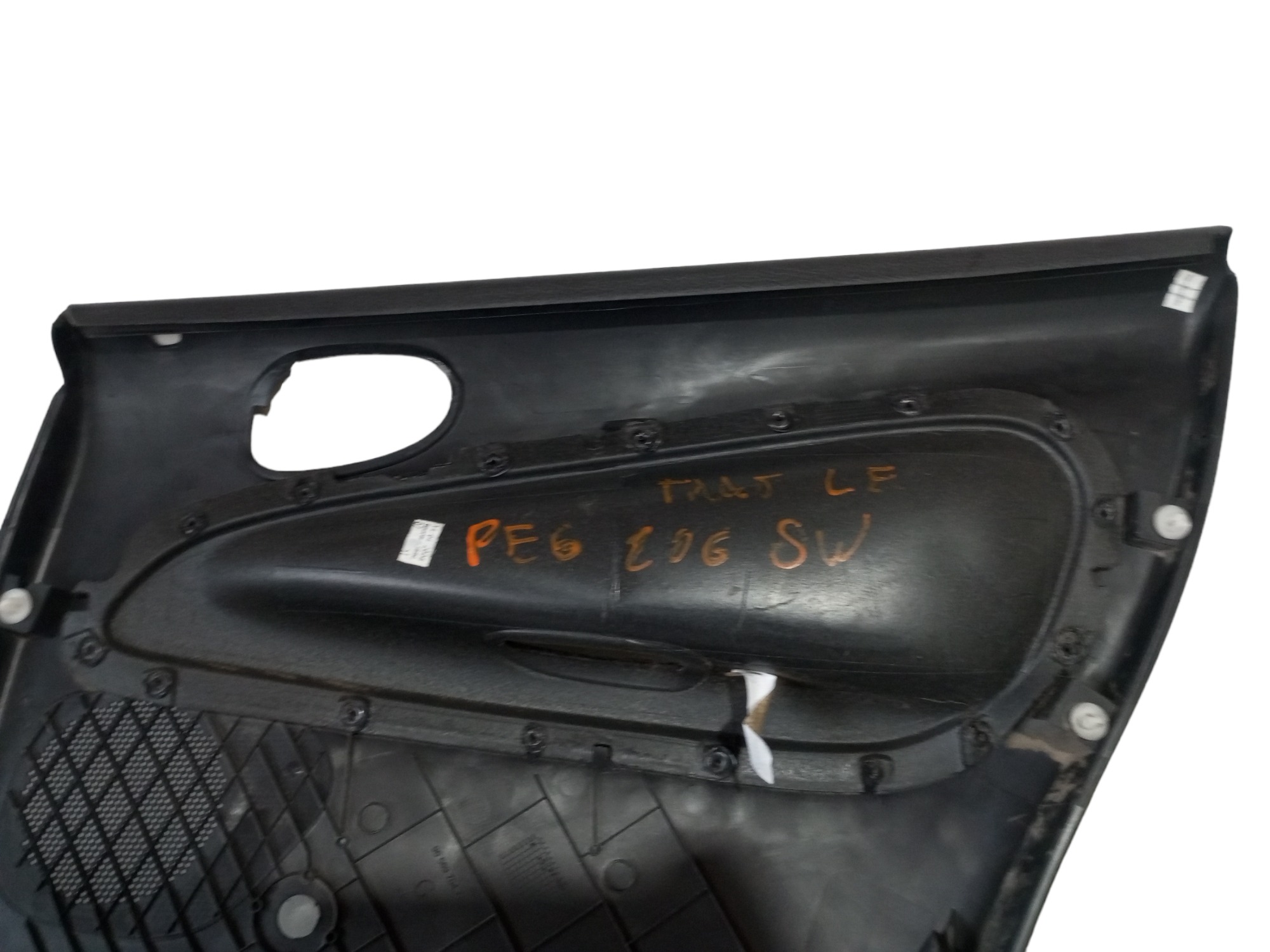 Forro Porta Peugeot 206 2006 2007  Traseira Esquerda  Preto 3
