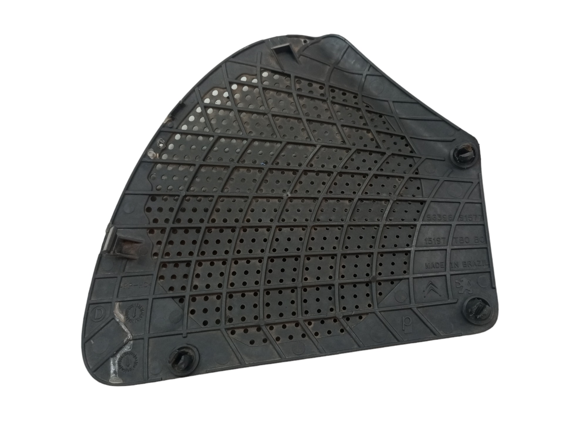 Tela Grade Auto Falante Citroen C3 2009 Dianteira Direita  Preto 3