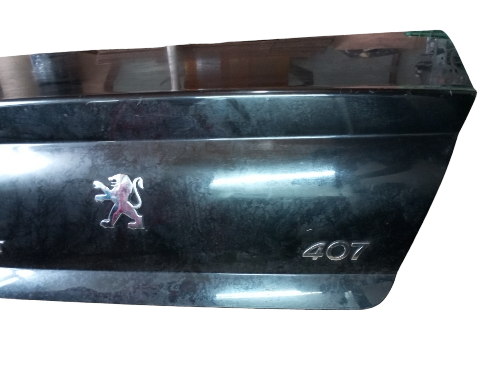 Tampa Traseira Peugeot 407 2007 2008 2009 2010 Porta Malas  Preto 3