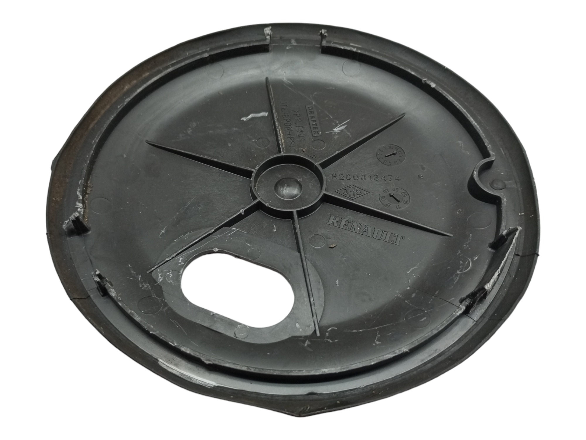 Tampa Tanque Combustivel Renault Megane 2007 2008 2009 2010 Preto 3