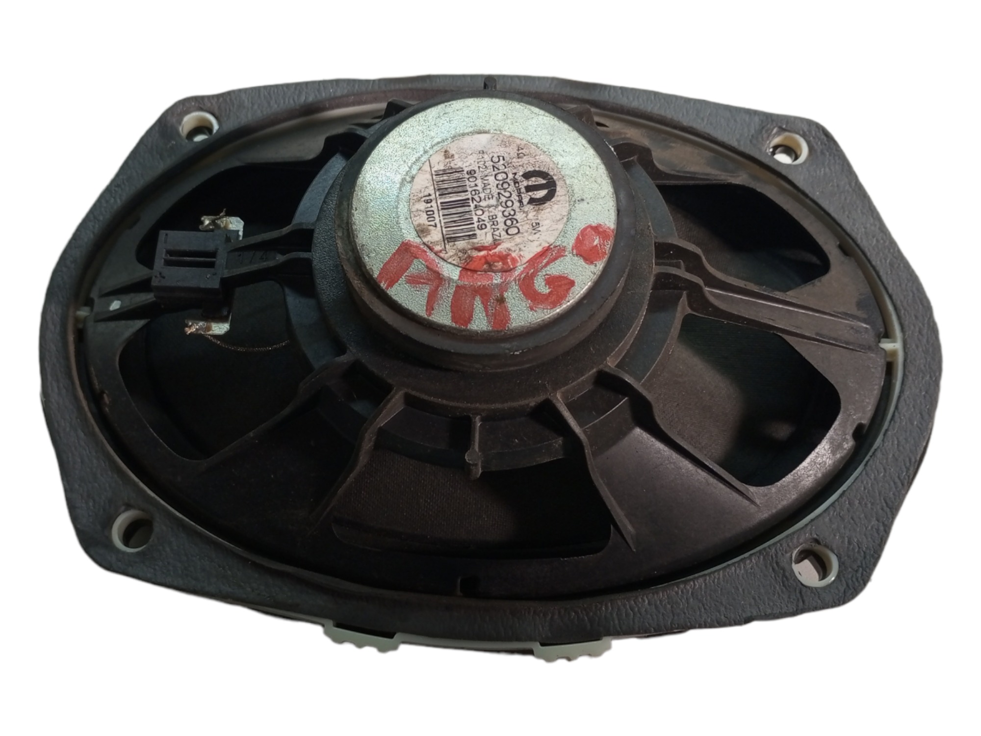 Alto Falante Porta Fiat Argo 2017 2023 Traseira Esquerda Preto 6