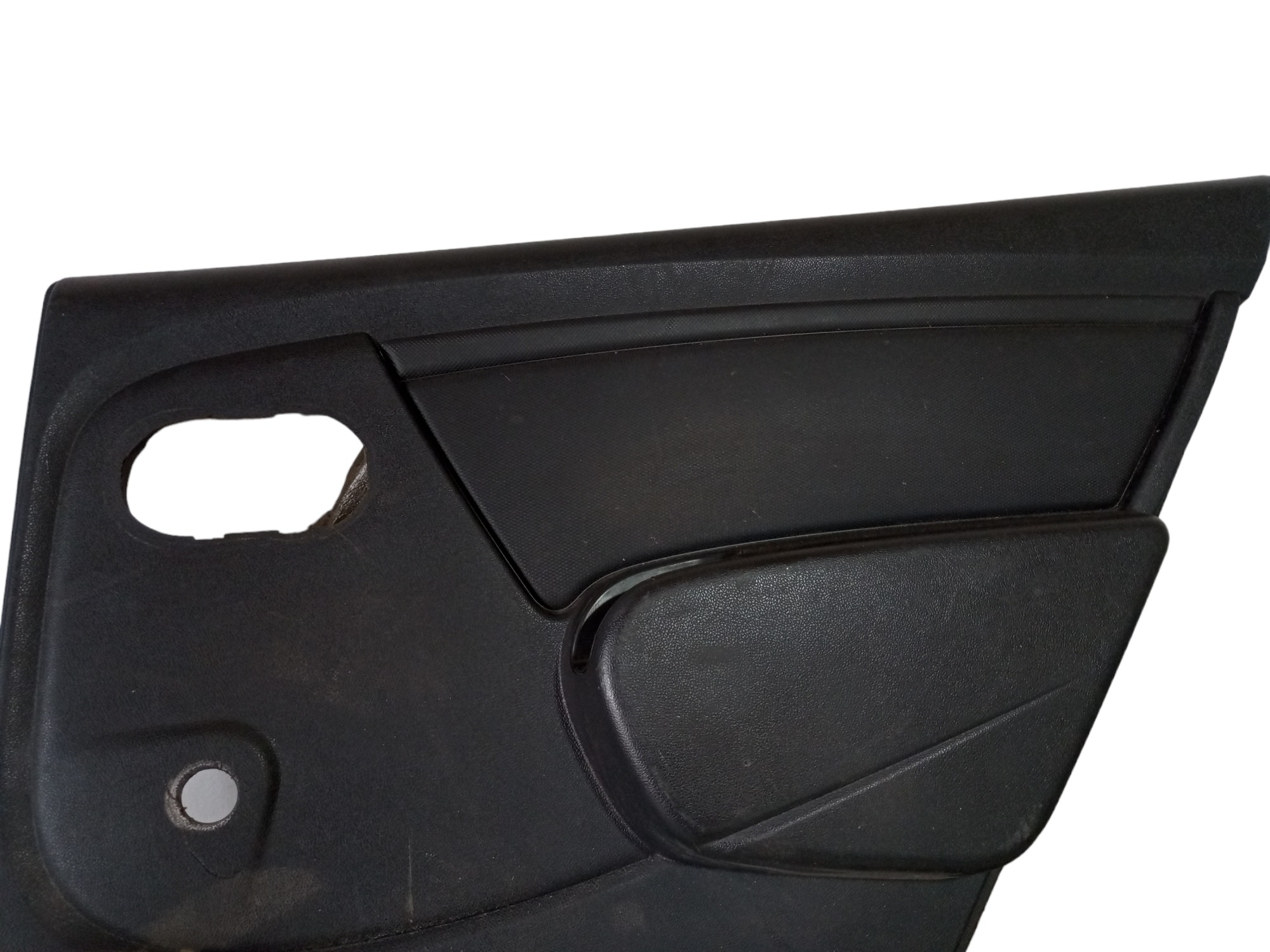 Forro Porta Renault Sandero 2009 2010 Traseiro Direito  Preto 6
