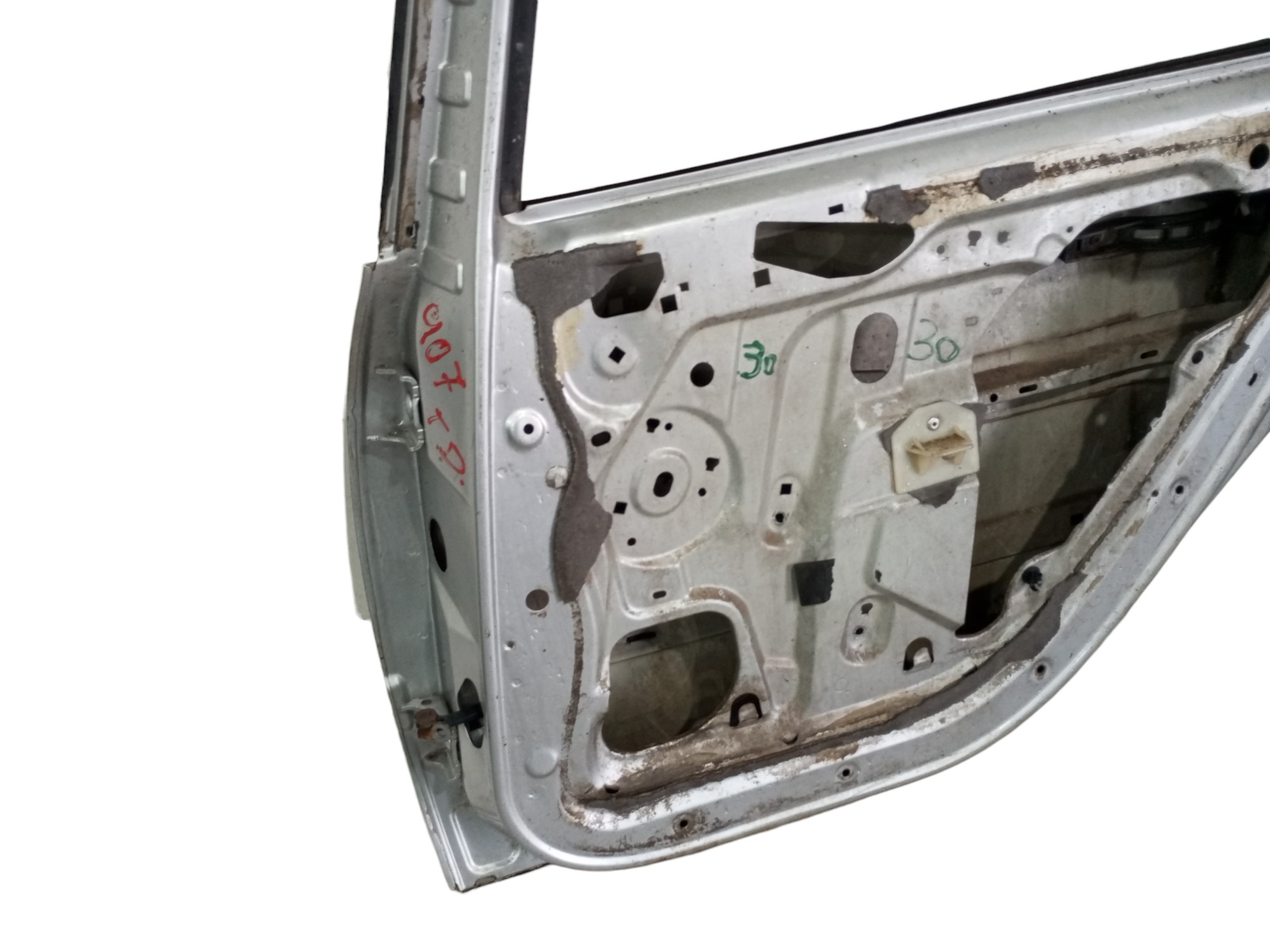 Porta Peugeot 307 2008 2009 2010 2012 Traseira Direita Traseira Esquerda Prata 8
