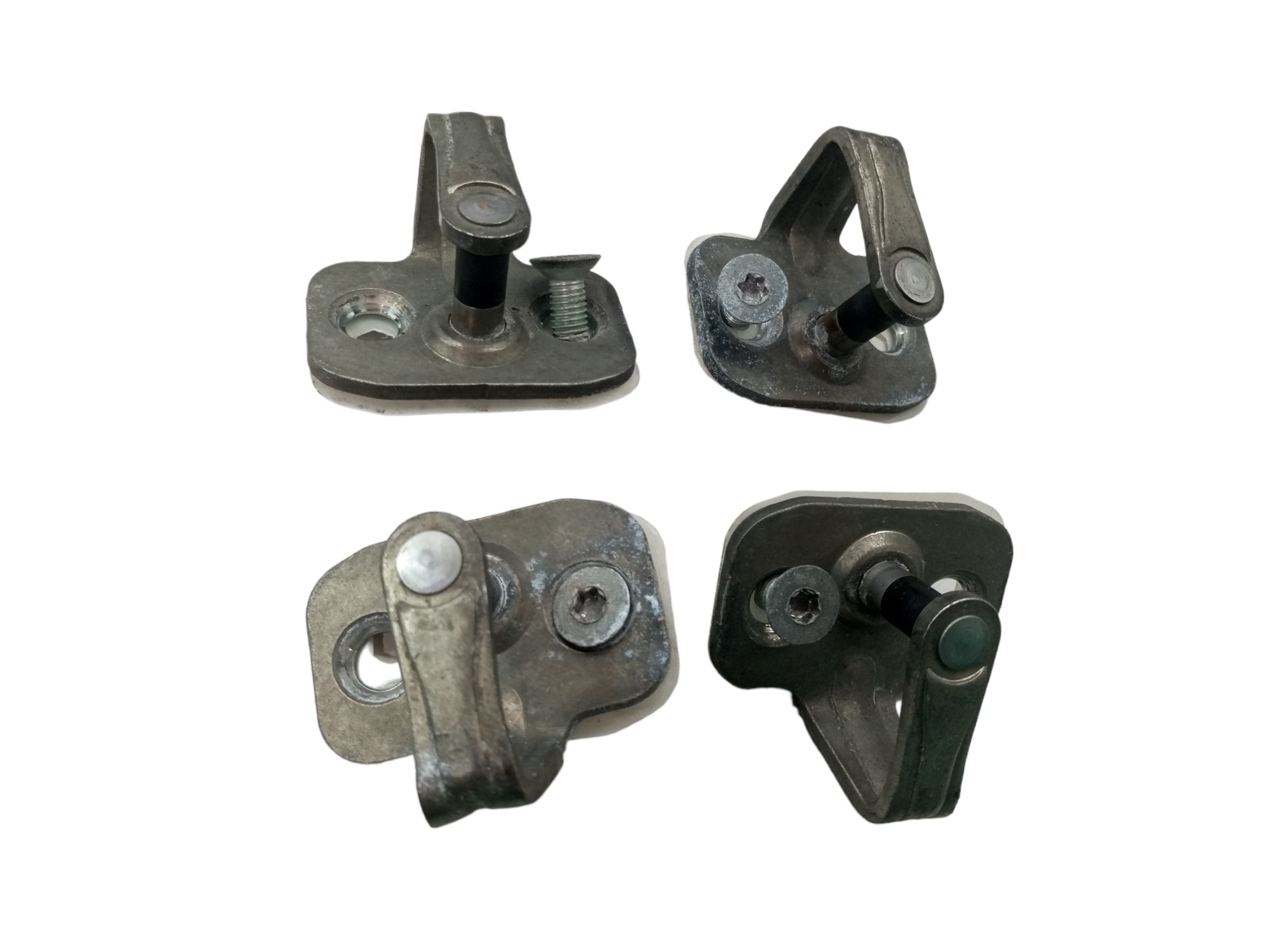 Batente Porta Captiva 2008 2009 2010 Chevrolet Gm Jogo  Traseira Ambos Prata 2