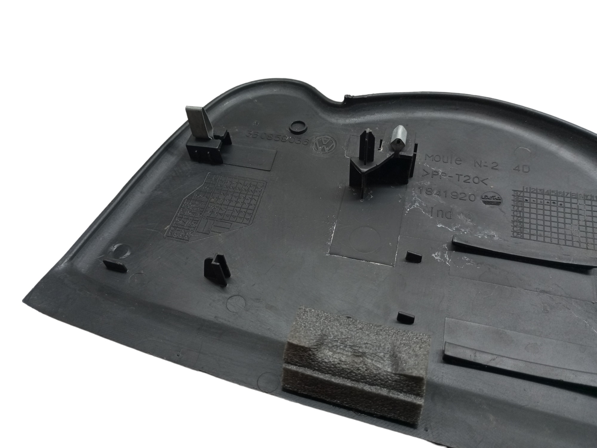 Tampa Painel Passat Alemao 97 98 99 Lado Direito Moldura  Preto 1 4