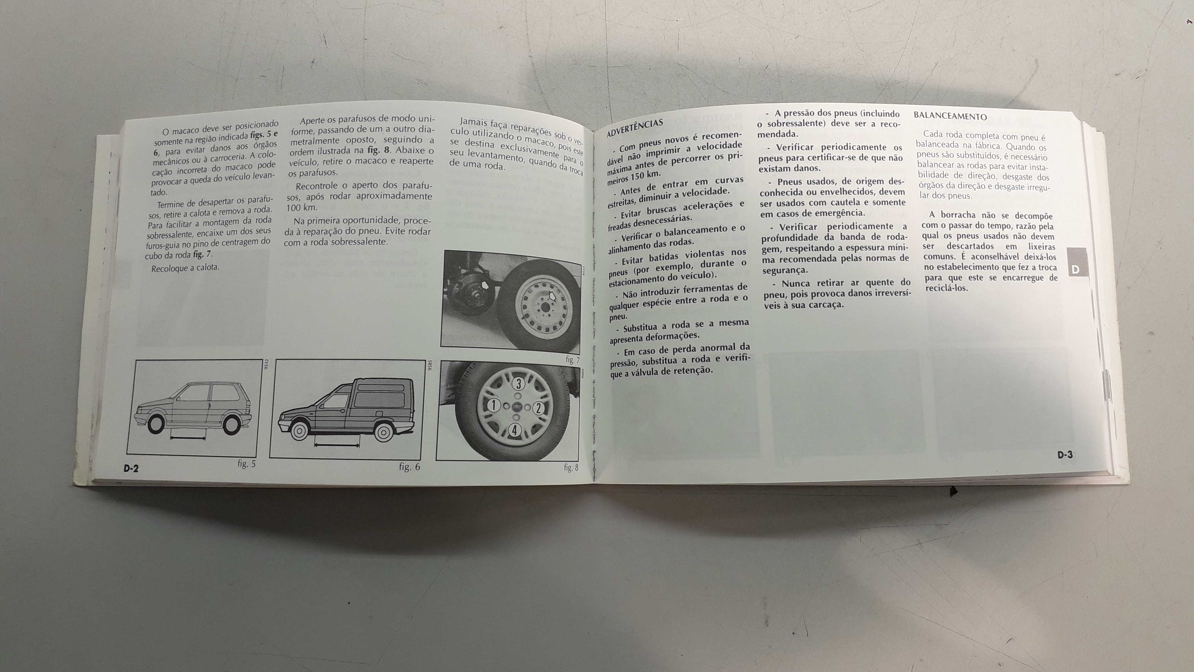 Manual De Uso E Manutenção Fiat Uno/uno Furgão/fiorino 2
