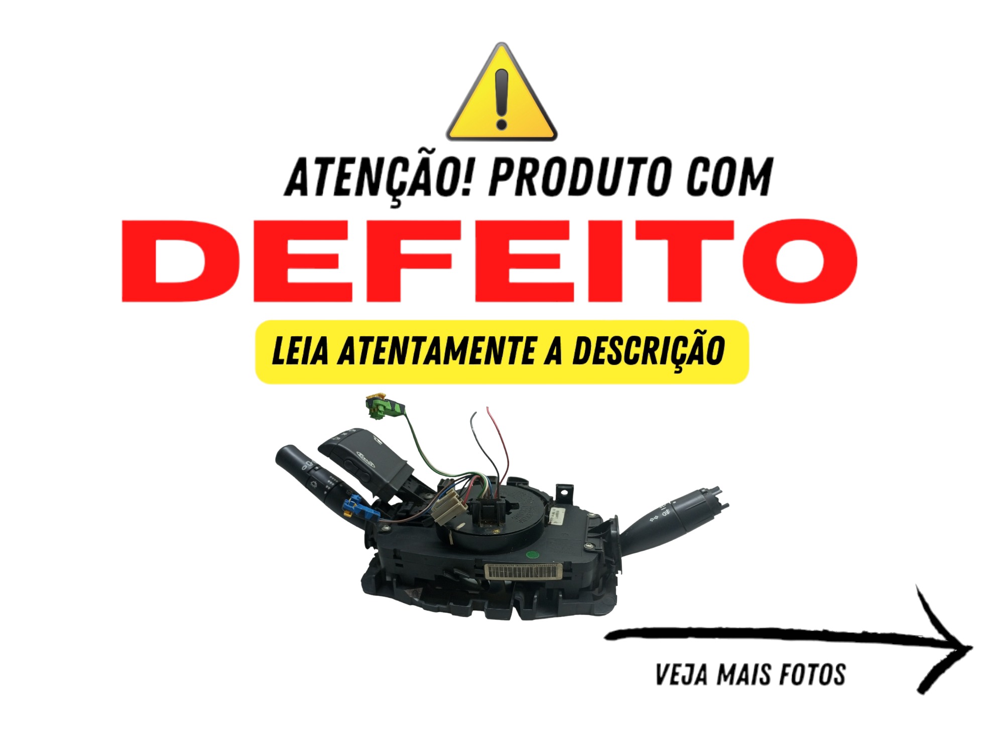 Chave Seta Limpador Comando Volume Renault Megane 2010 2011 2