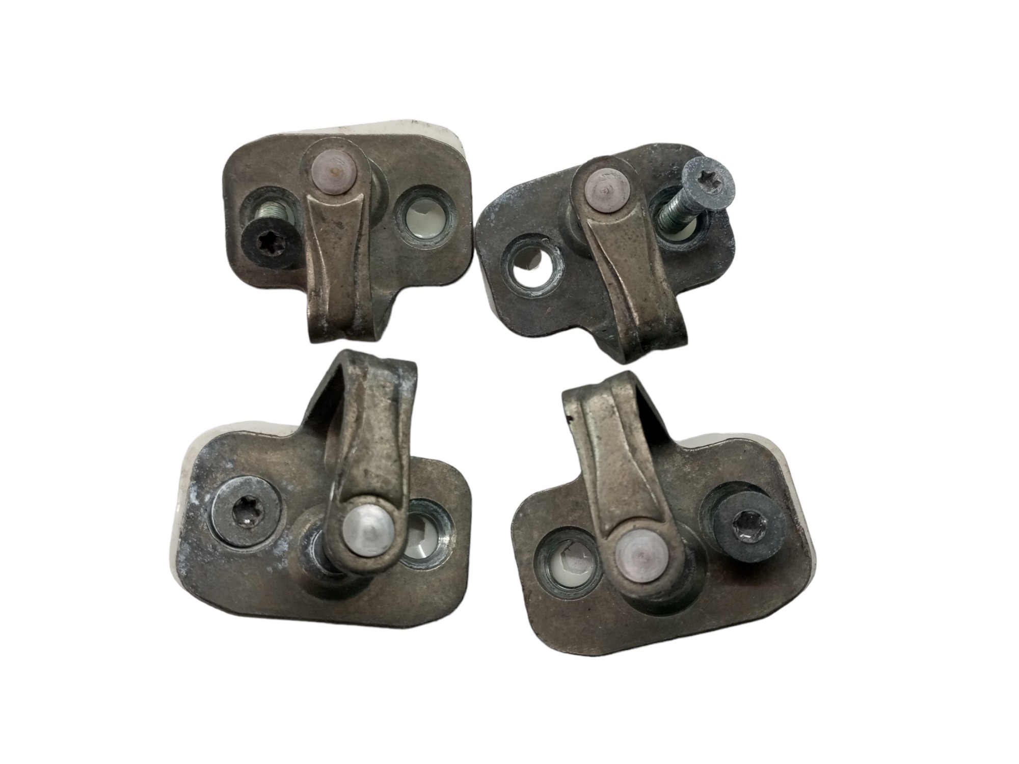 Batente Porta Captiva 2008 2009 2010 Chevrolet Gm Jogo  Traseira Ambos Prata 5