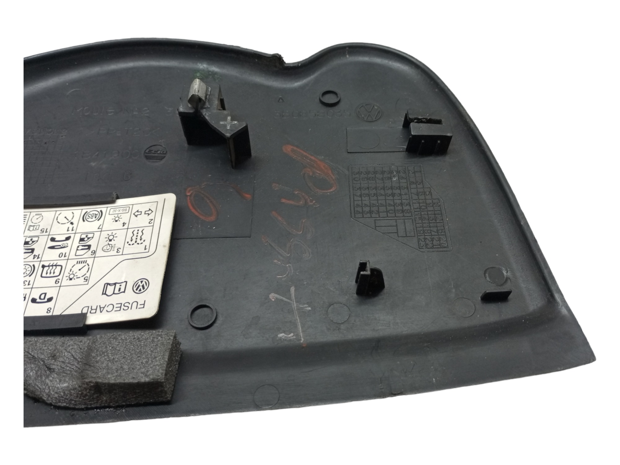 Tampa Painel Passat Alemao 97 98 99 Lado Esquerdo Moldura Preto 4