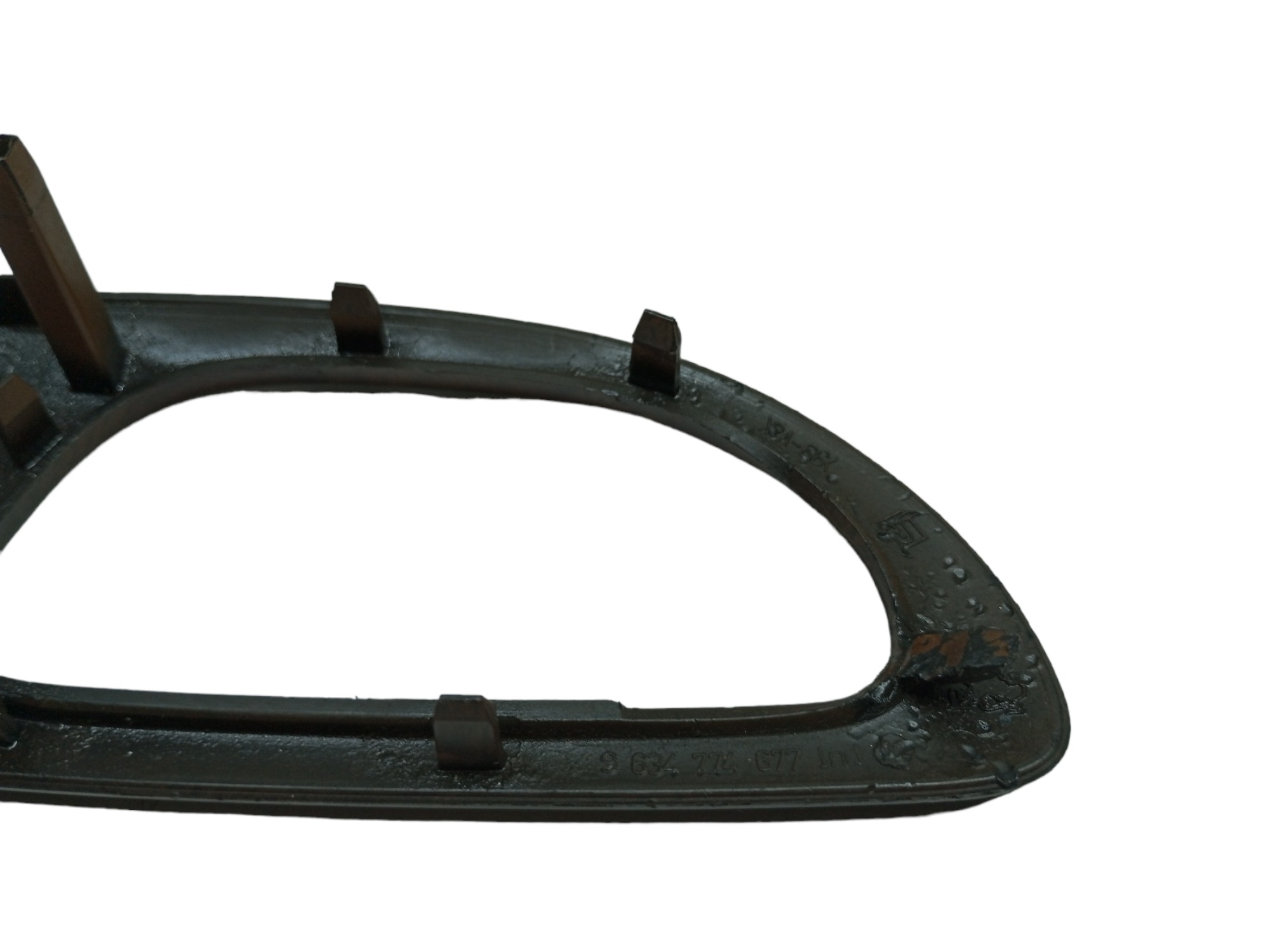 Moldura Maçaneta Traseira Direita Interna Peugeot 307 2005 Madeira Traseira 5