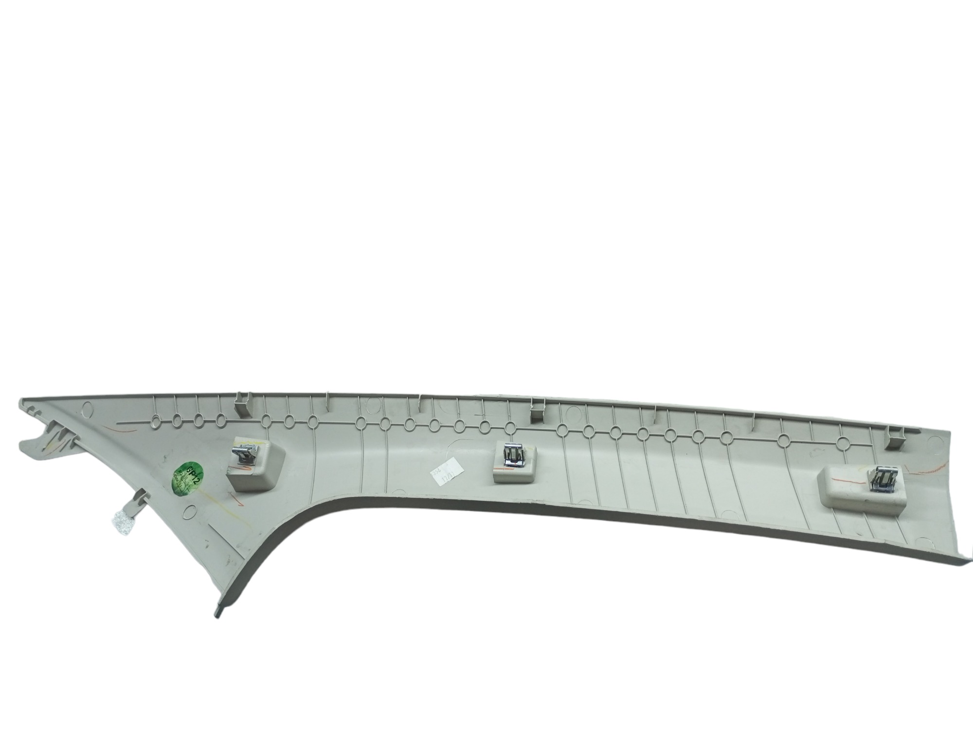 Moldura Coluna Parabrisa Prisma Chevrolet 2013 Esquerdo Branco 4