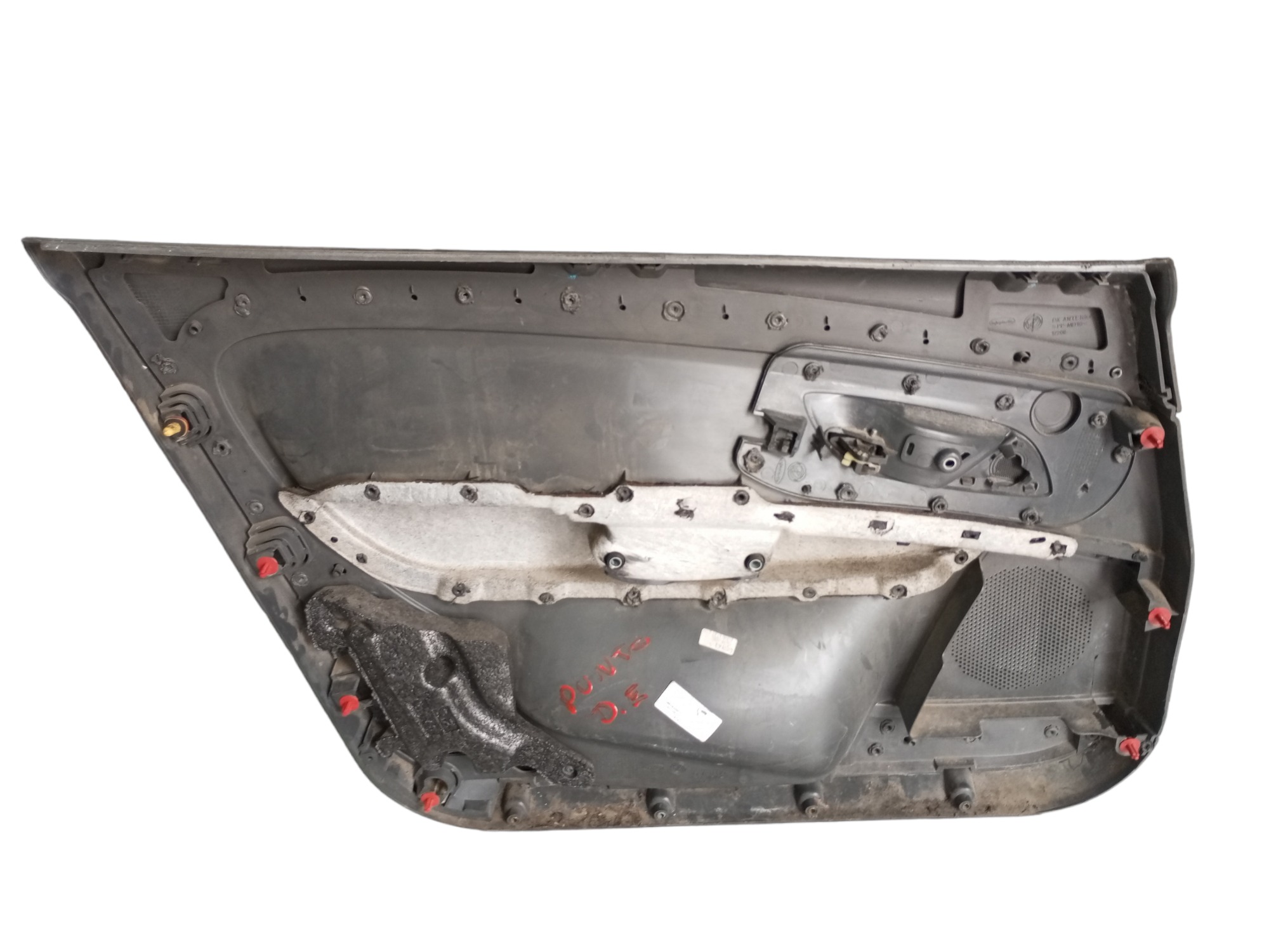 Forro Porta Fiat Punto Dianteiro Direito 2007 2008 2009  Cinza 5