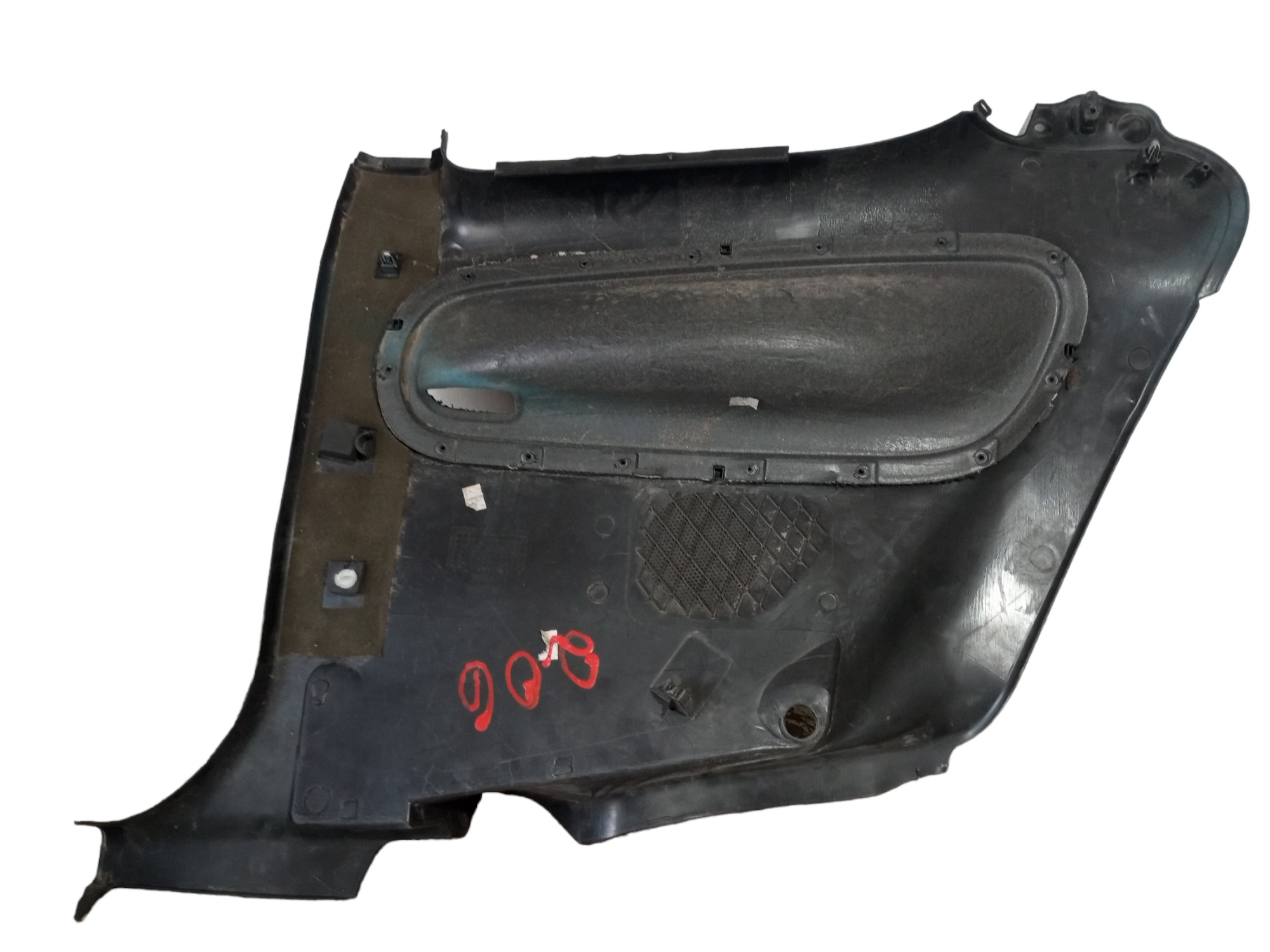 Forro Porta Peugeot 206 2003 2004 2005 Traseira Esquerda  Preto 6