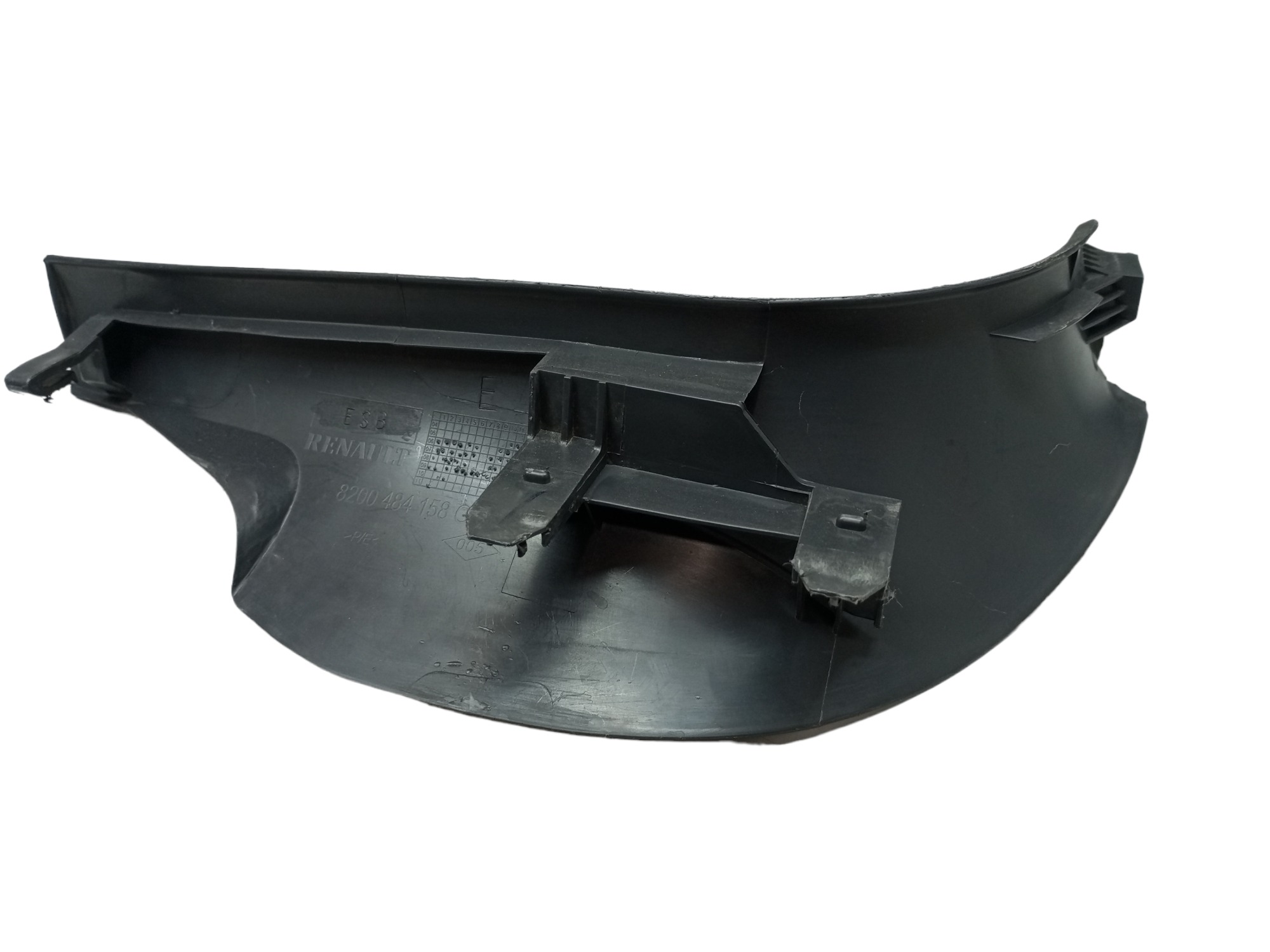 Moldura Porta Acabamento Megane 2007 Dianteira Esquerda Preto 5