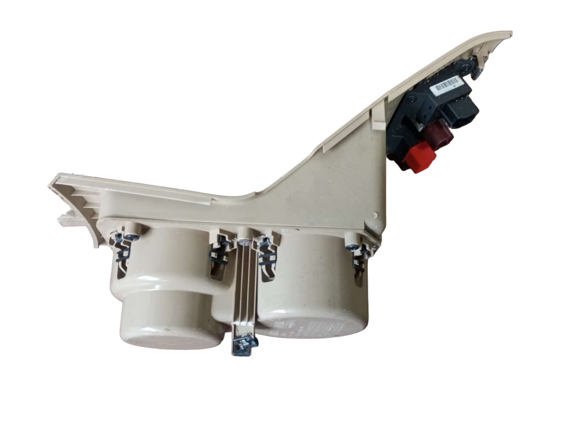 Porta Copo Console Central Captiva 2008 2009 2010 Chevrolet  Creme 4