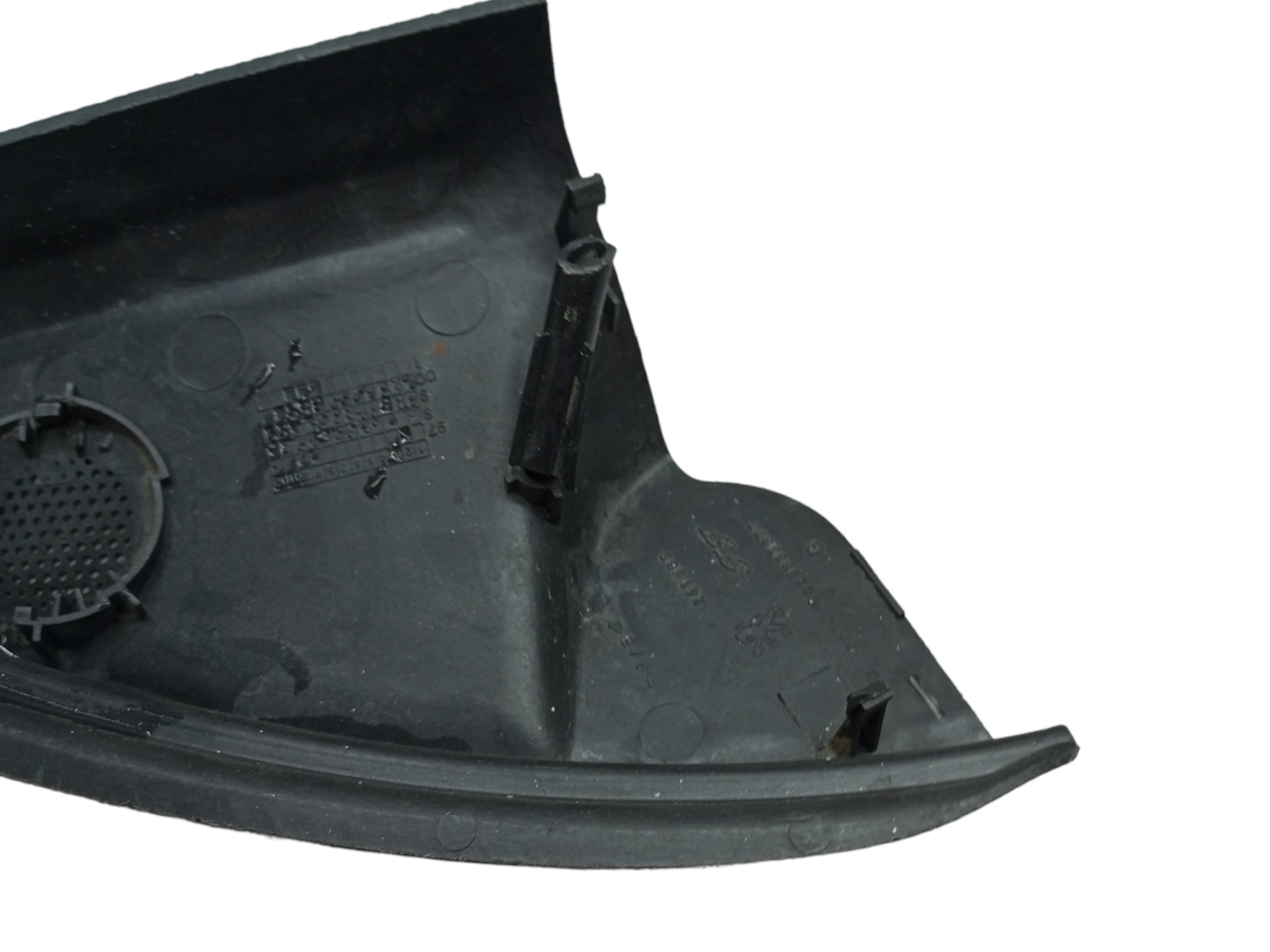 Acabamento Interno Retrovisor Direito Peugeot 206 2002 2006 Preto 4
