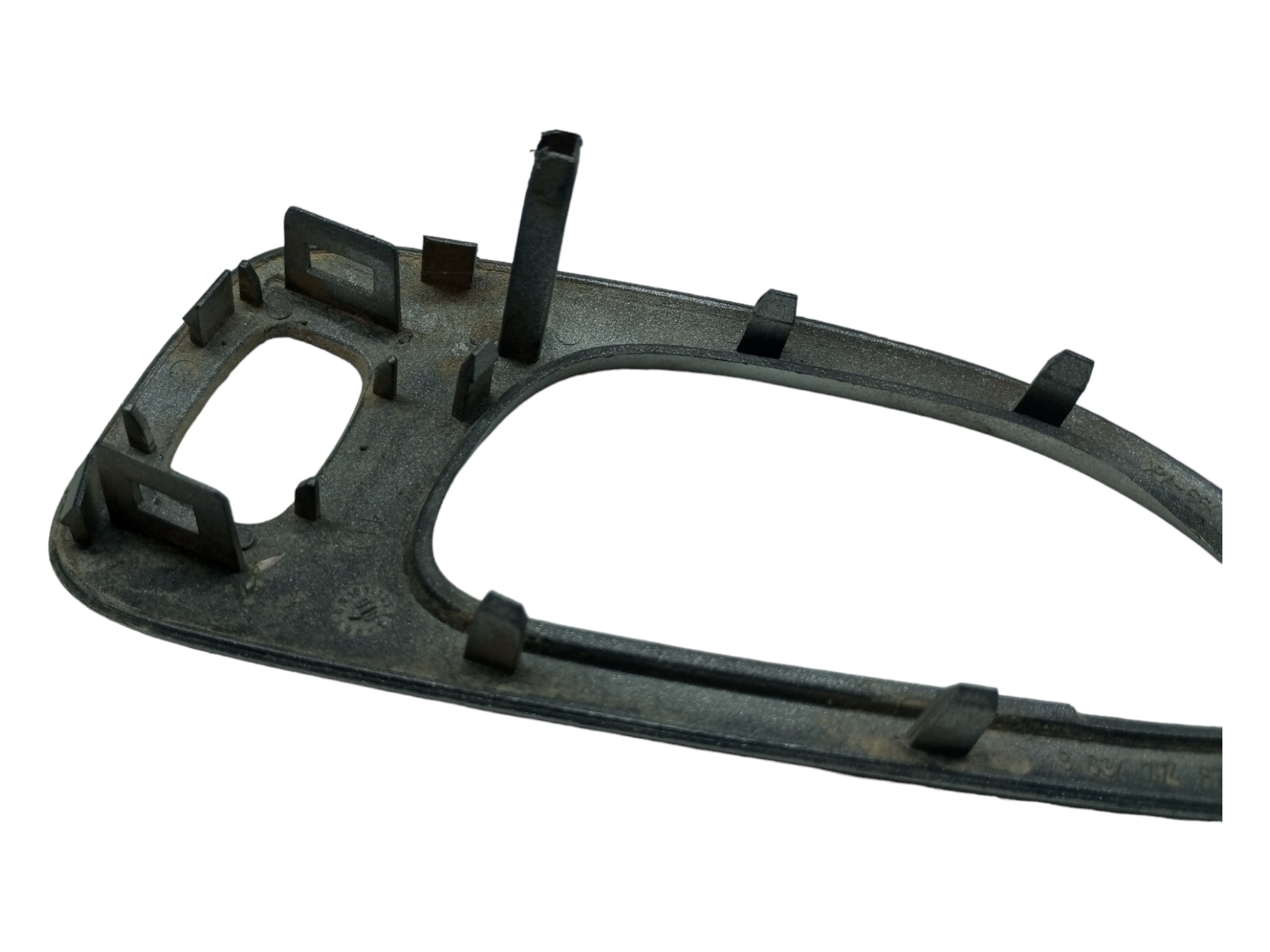 Moldura Macaneta Interna Peugeot 307 2007 Traseira Direita Preto Traseira 2