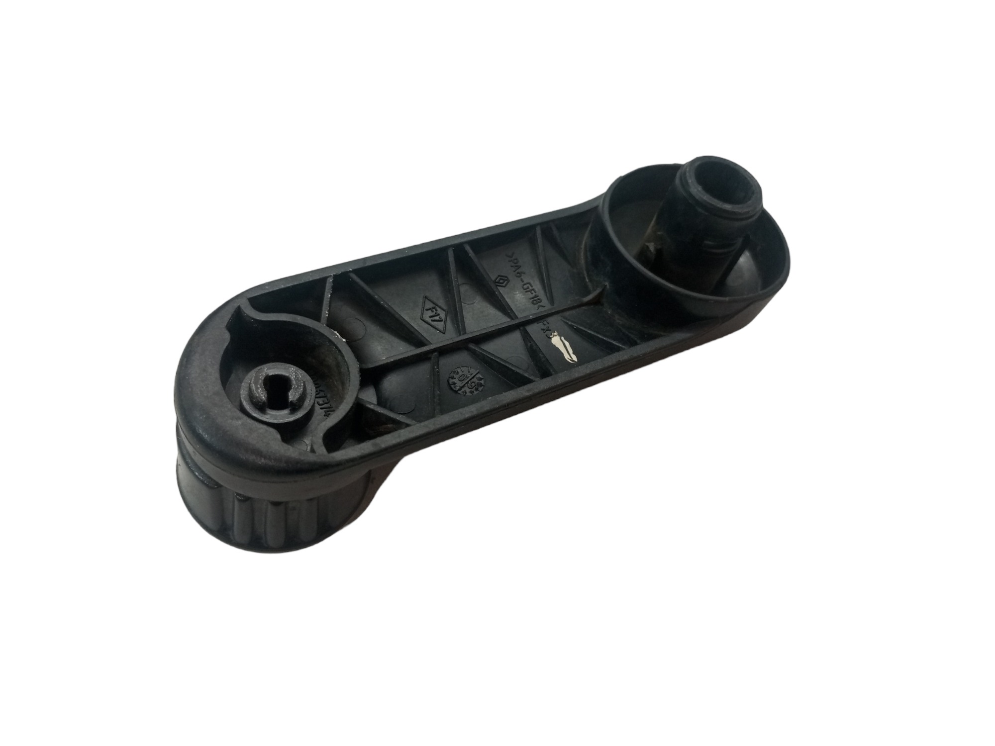 Manivela Vidro Manual Megane Sandero Logan Clio 2008 2009 Preto 4