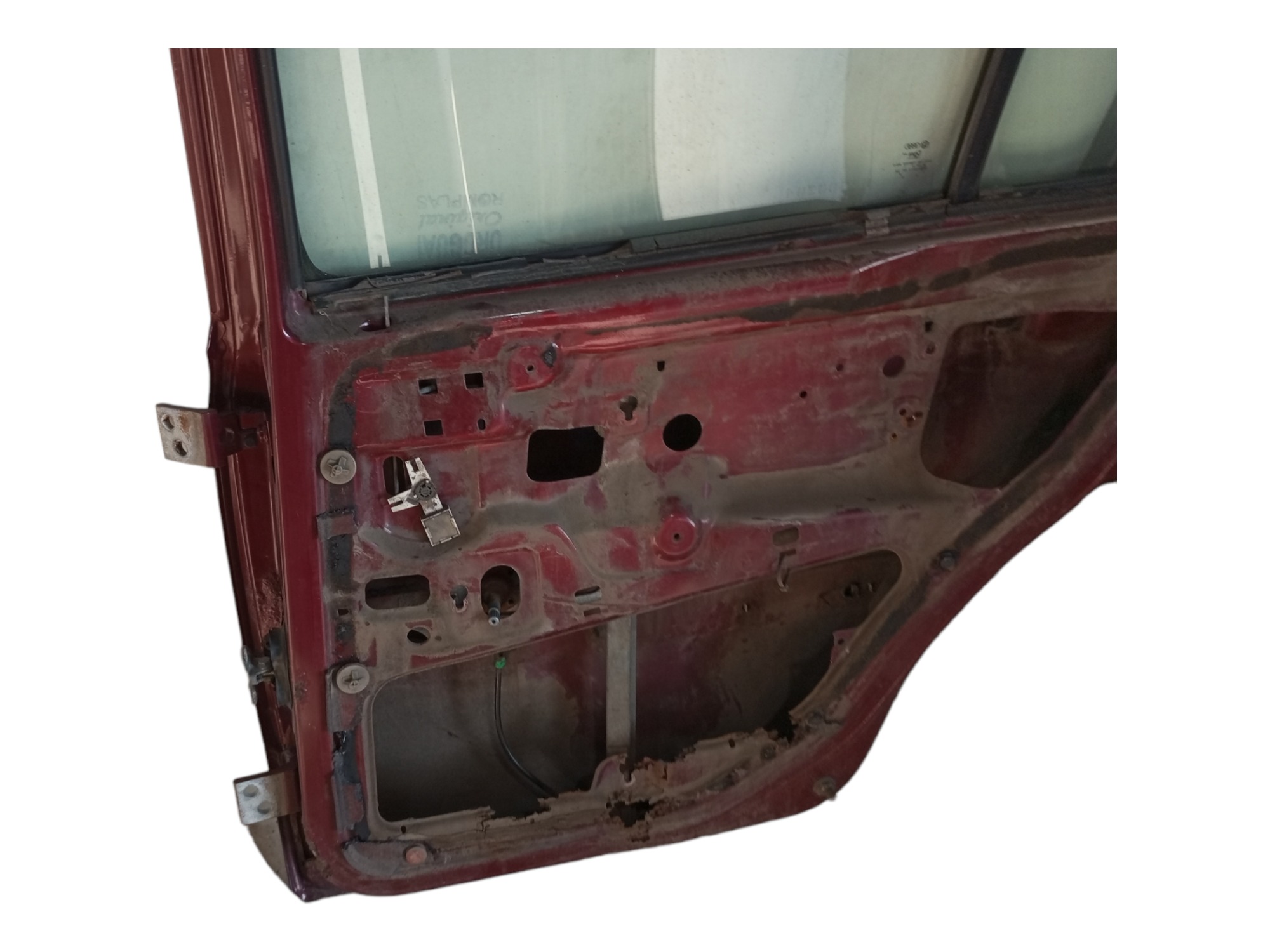Porta Golf 95 96 97 98 99 Traseira Direita Mk3 Volkswagen Traseira Direita Vermelha 8
