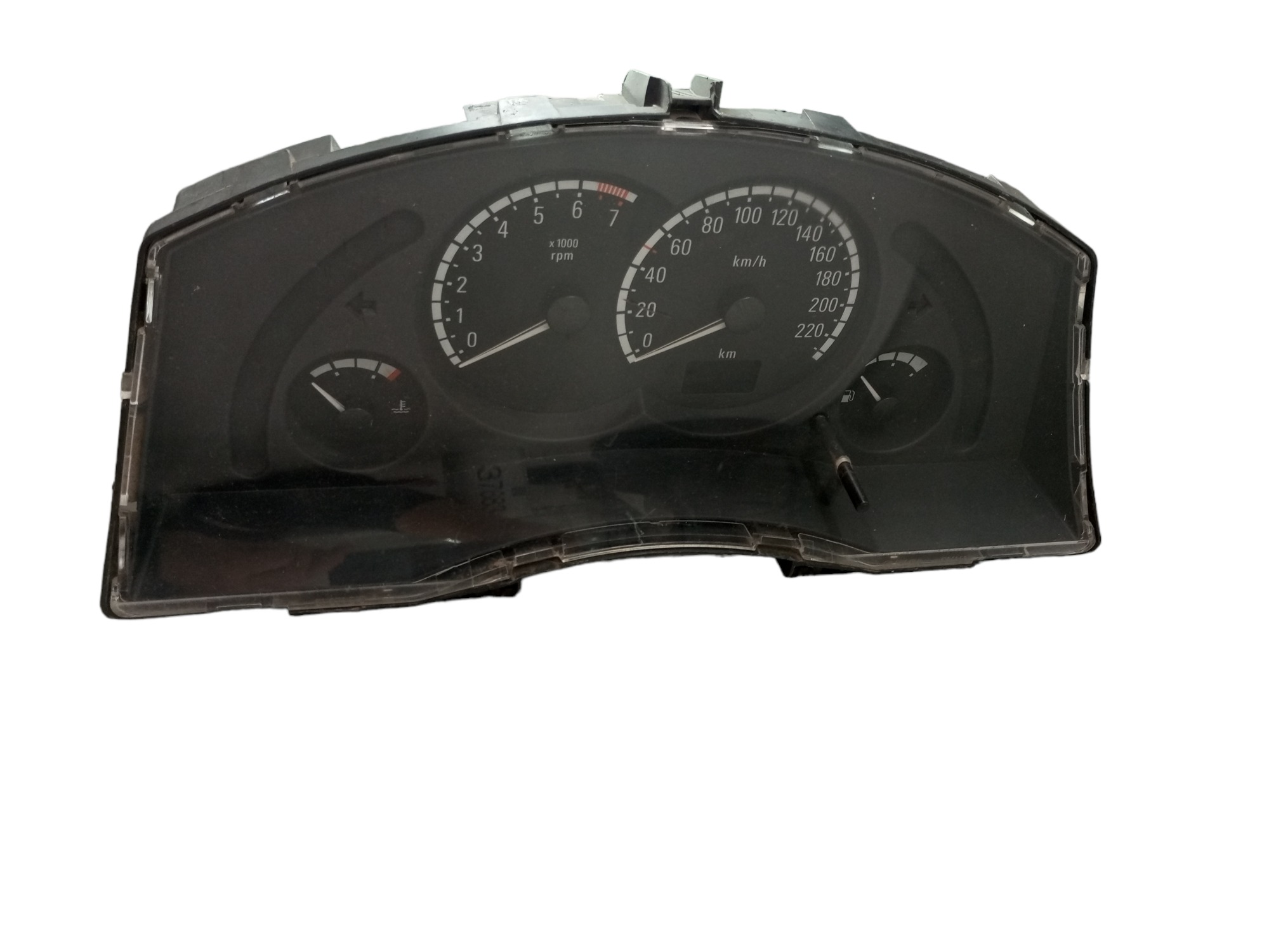 Painel Instrumento Velocimetro Meriva 2008 2009 2012 Gm  Preto 7