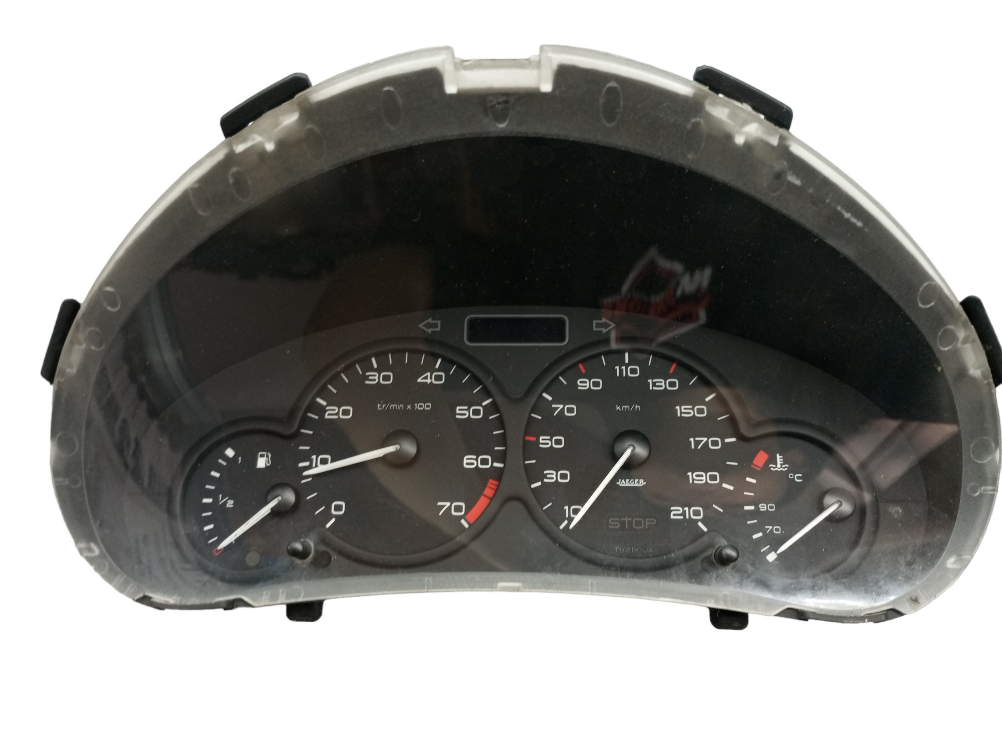 Painel Instrumento Velocimetro Peugeot 206 2006 2008 2010 Preto 1