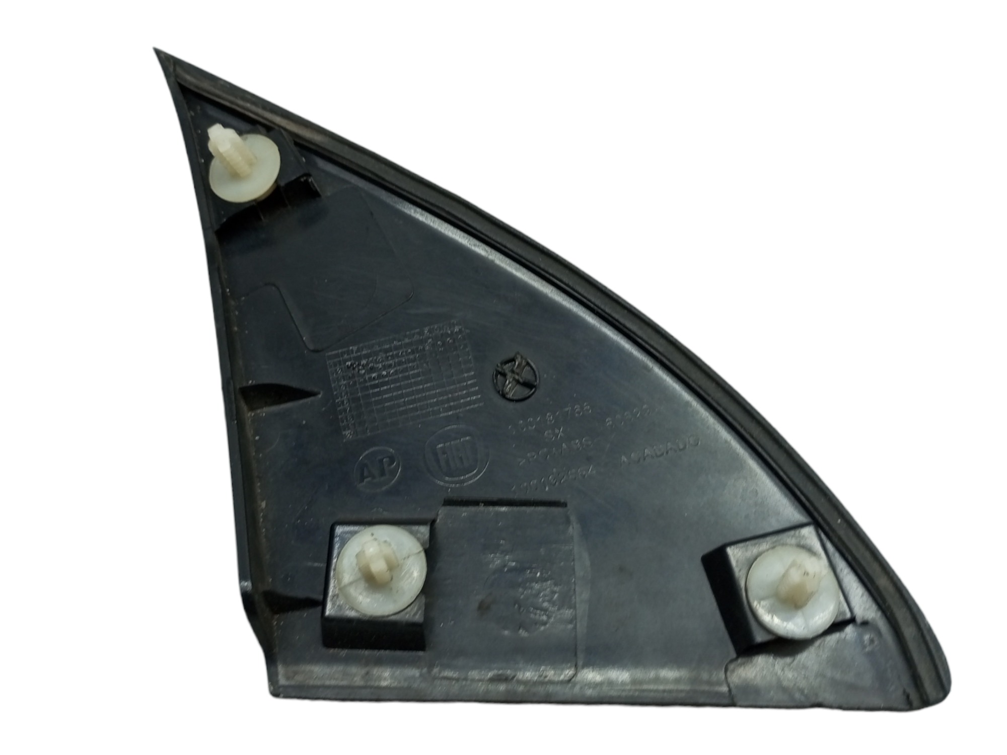 Acabamento Externo Retrovisor Fiat Palio Lado Esquerdo 2010 Preto 3