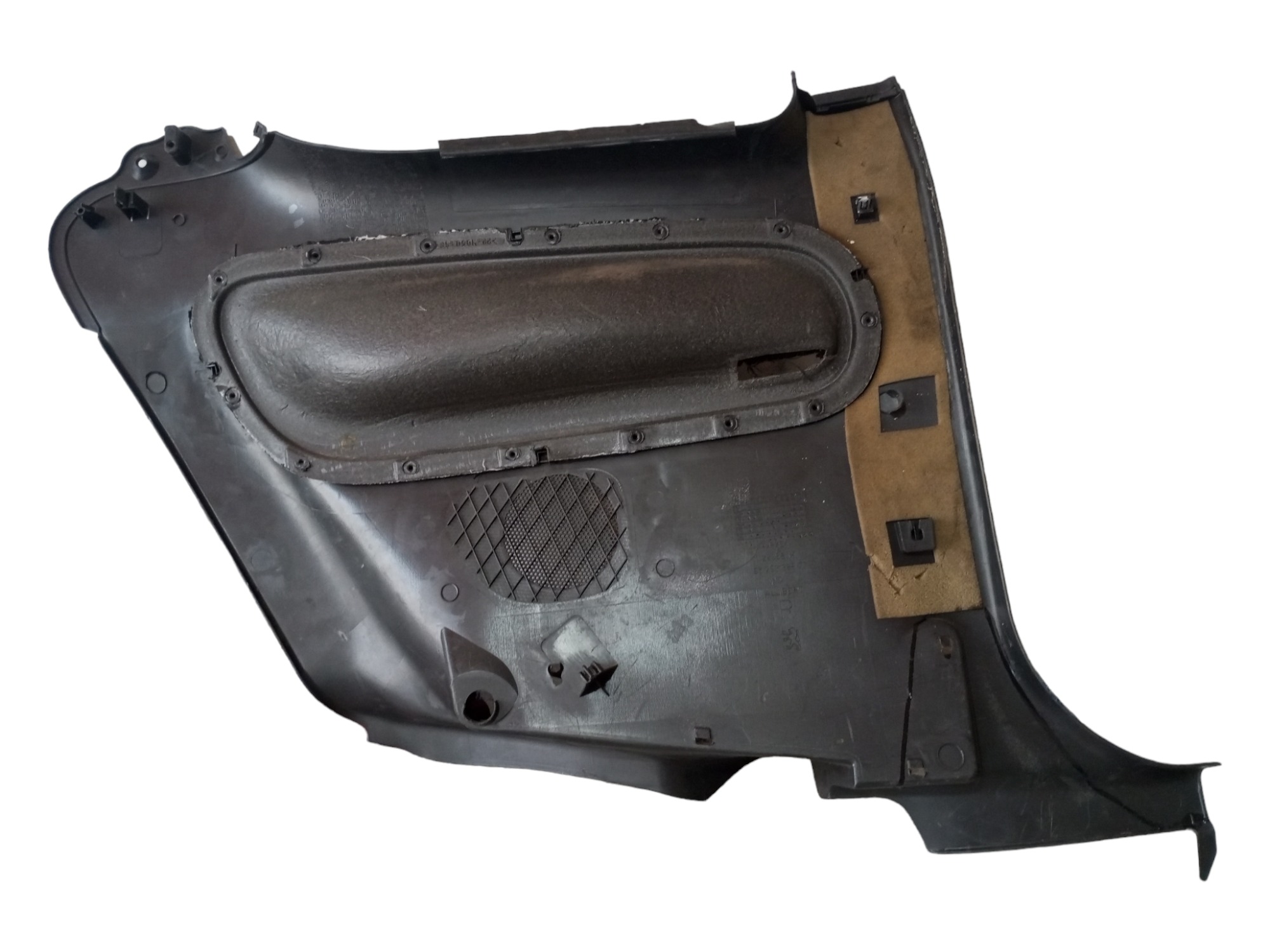 Forro Porta Peugeot 206 2002 2006 2009 Traseiro Direito 2p Preto 2