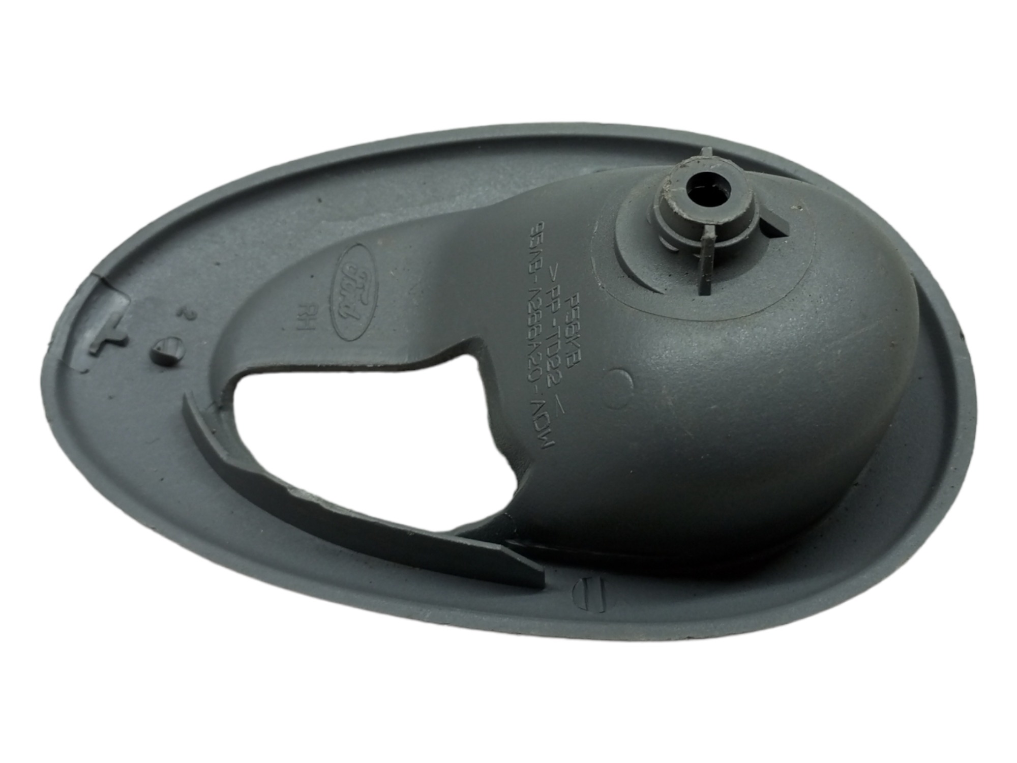Moldura Macaneta Interna Ford Escort 97 98 99 Lado Direito Cinza Traseira 3