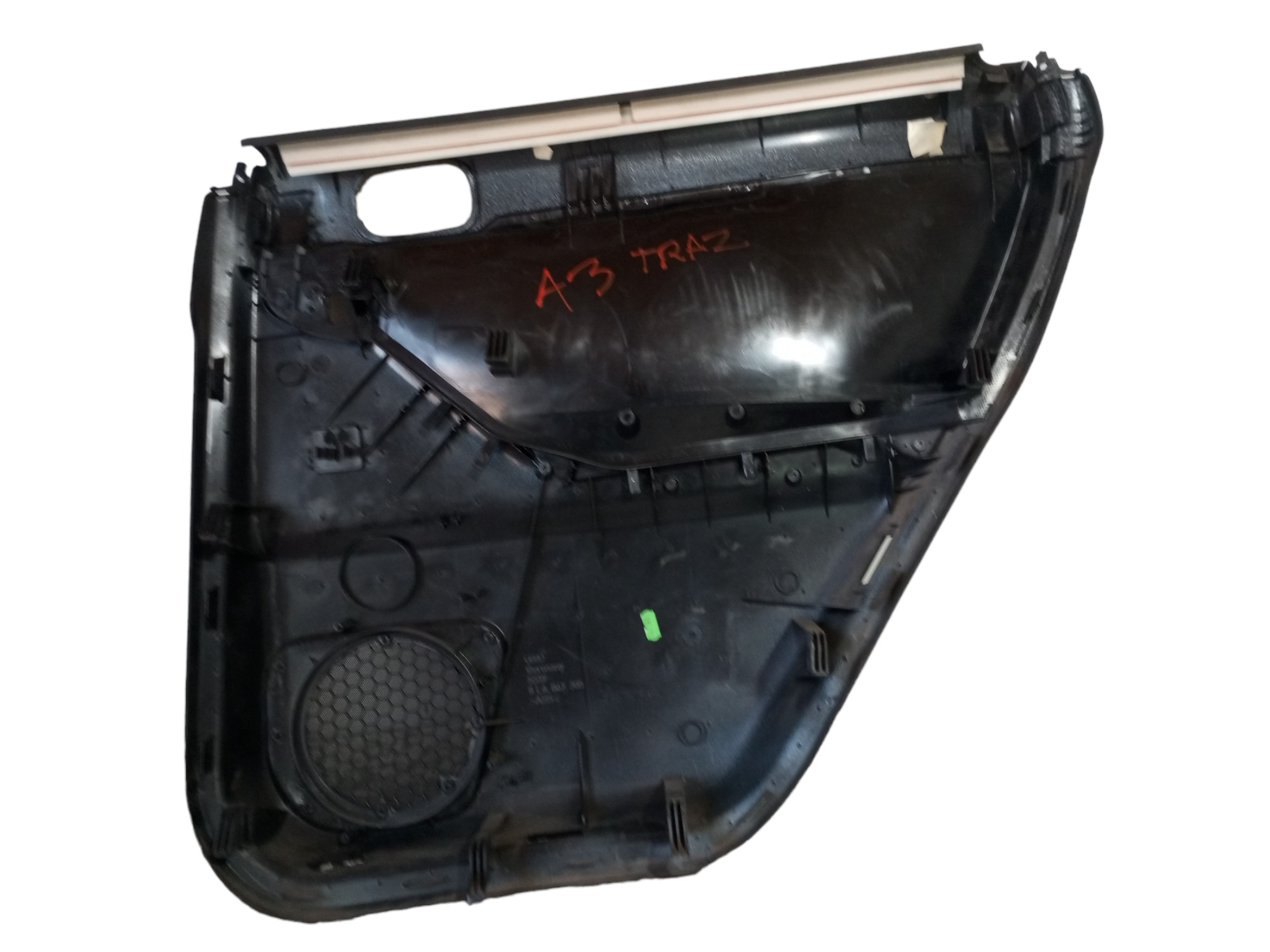 Forro Porta Audi A3 99 2000 2001 2002 Traseiro Esquerdo  Preto 5