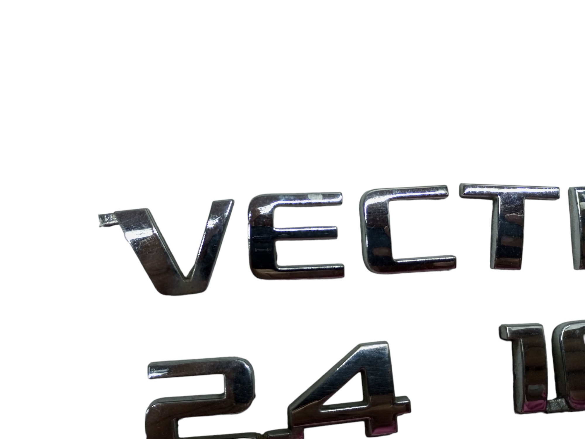 Emblema Vectra 2.4 16v 2006 2008 2010 2012 Letras Cromadas Prata 4
