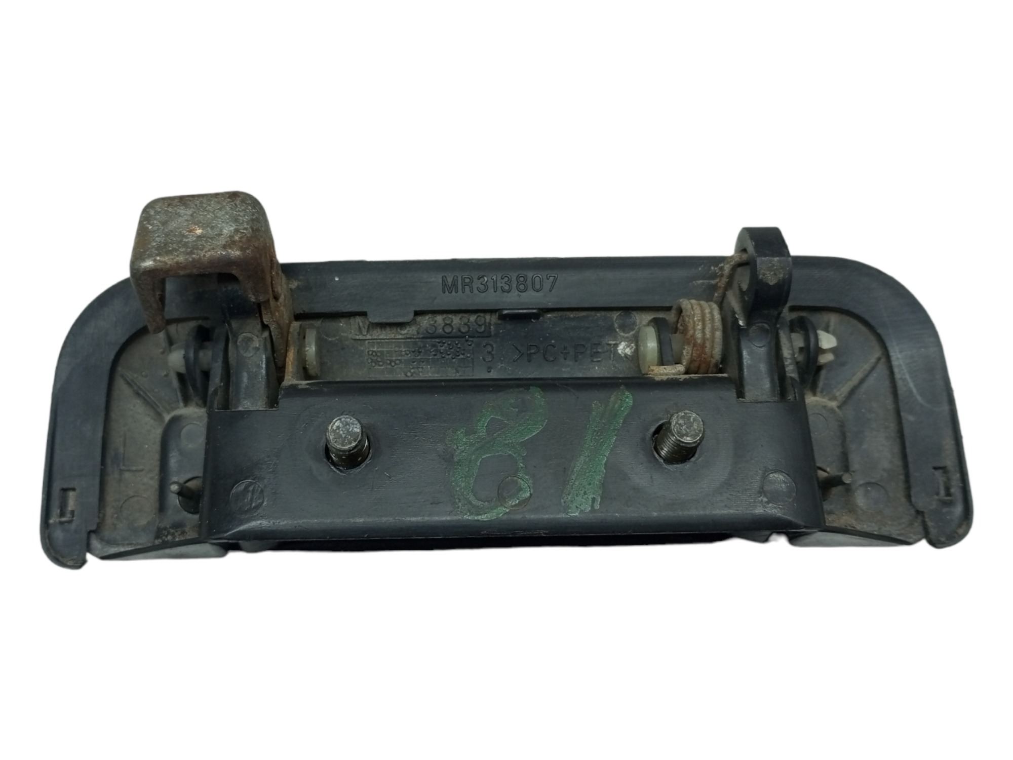 Macaneta Externa Pajero Sport 99 2003 2005 Traseira Direita Preto Traseira 3