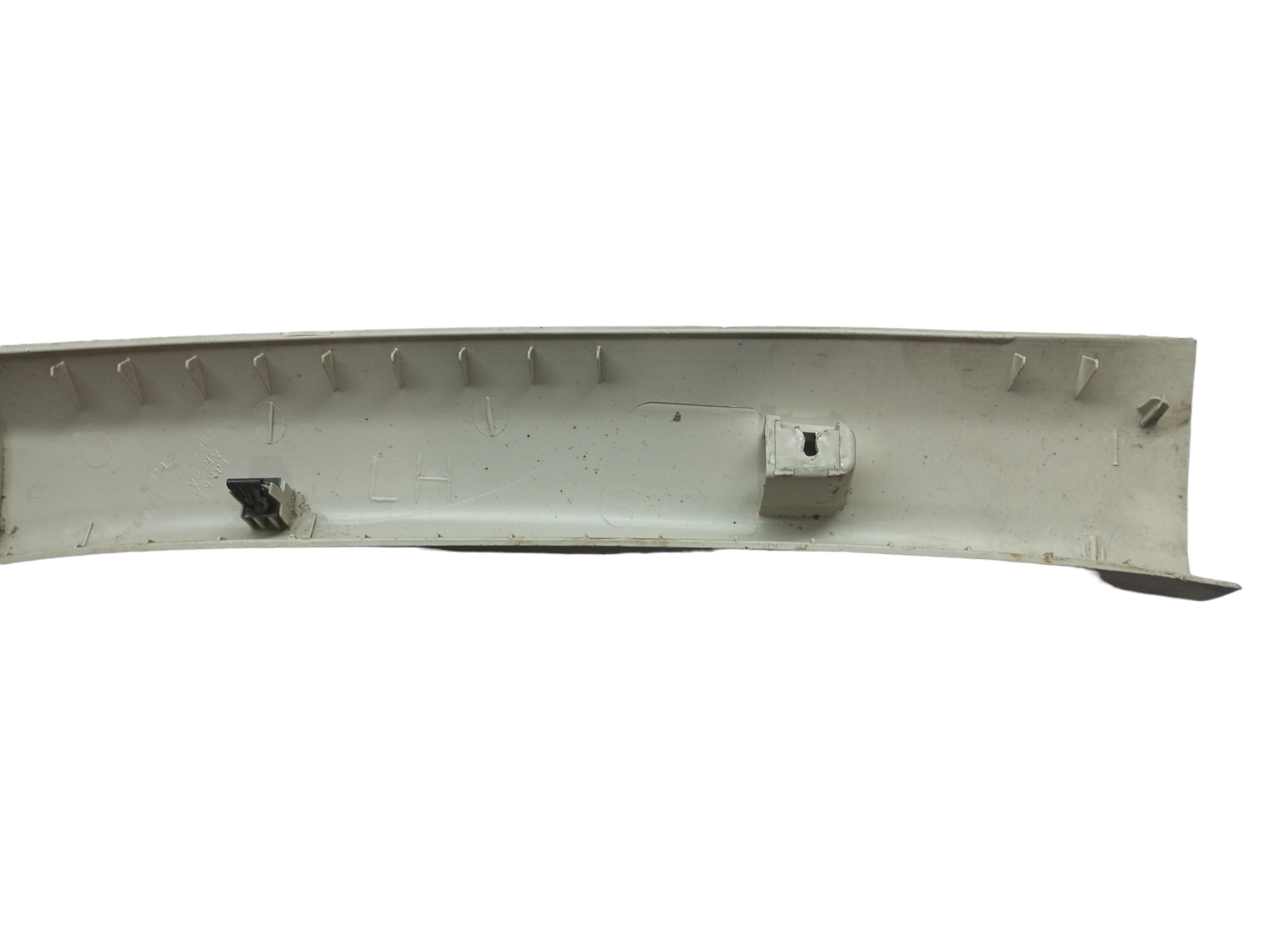 Moldura Coluna Parabrisa Citroen C3 Lado Esquerdo 2011 2012 Branco 6