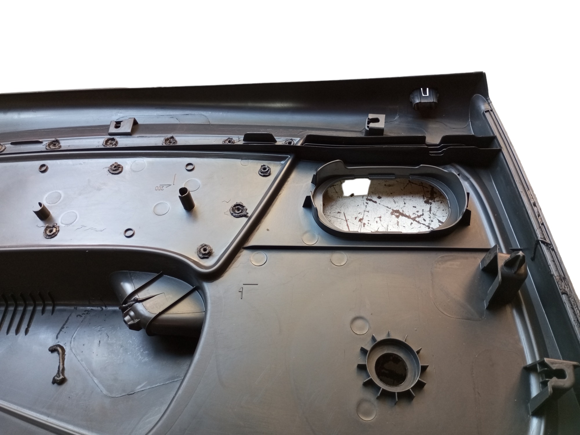 Forro Porta Renault Logan 2010 2011 2012 Traseiro Direito  Preto 3