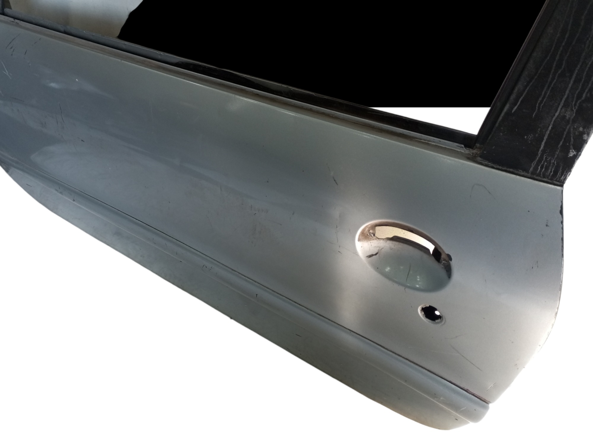 Porta Peugeot 206 2002 2003 2005 2008 Esquerdo 2 Portas Dianteira Esquerdo Prata 6