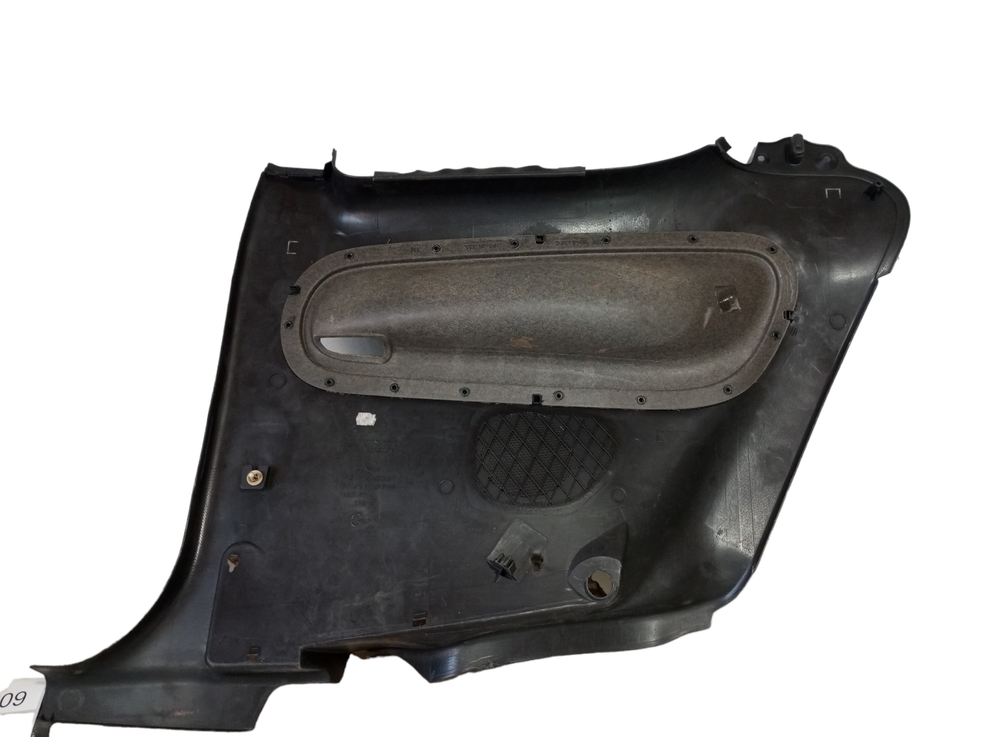 Forro Porta Peugeot 206 2002 2003 2004 Traseira Esquerda  Preto 8