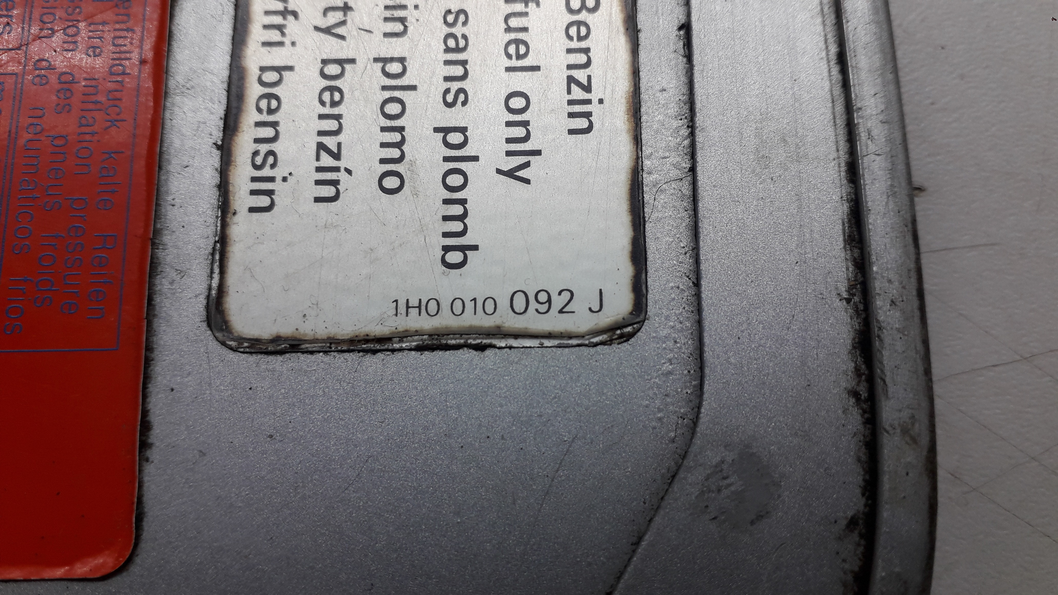 Portinhola Tanque Combustível Audi A4 1998 Prata 1998 4