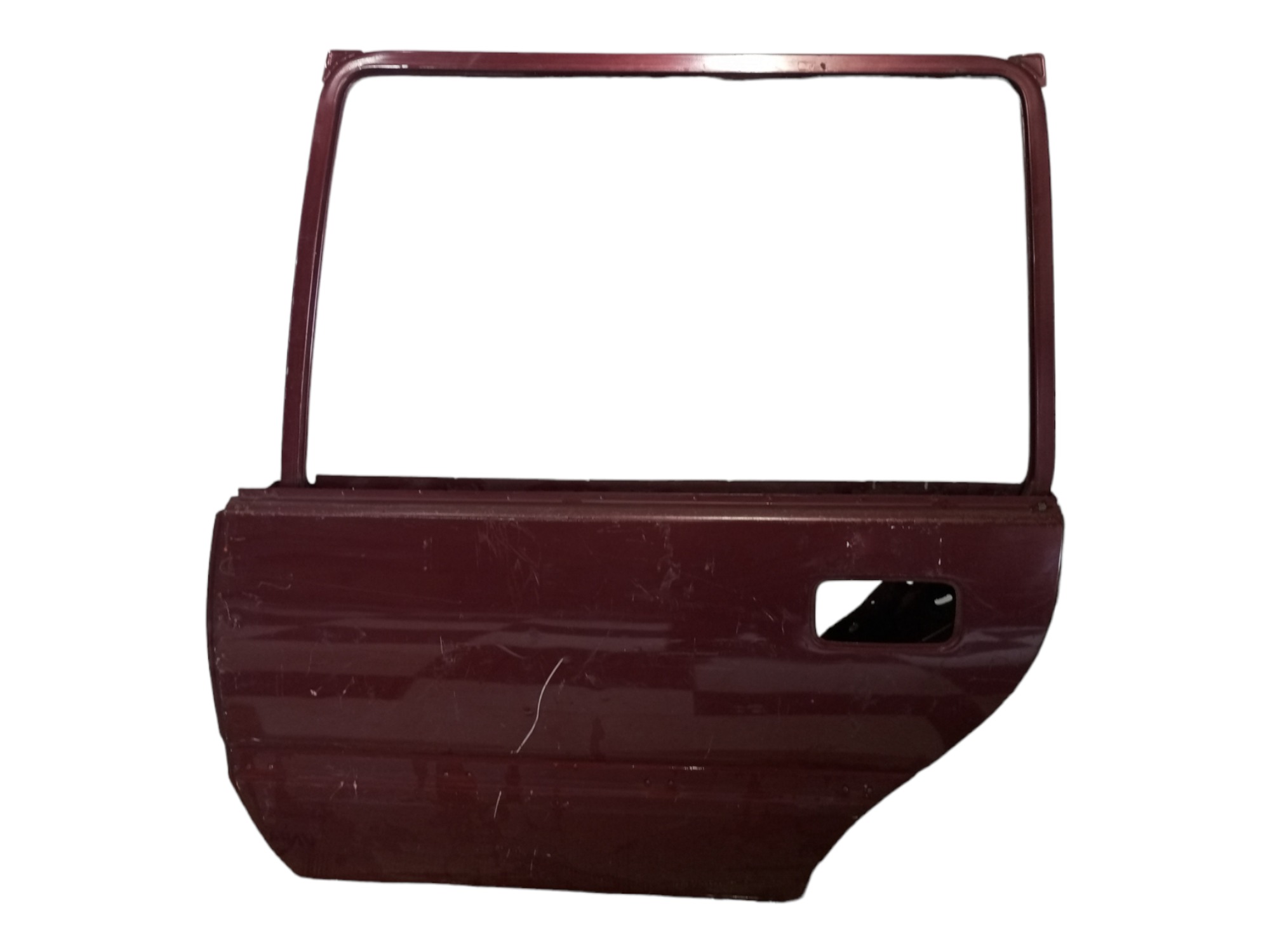Porta Omega 93 94 95 96 97 98 Traseira Esquerda Chevrolet Traseira Esquerdo Vermelha 1