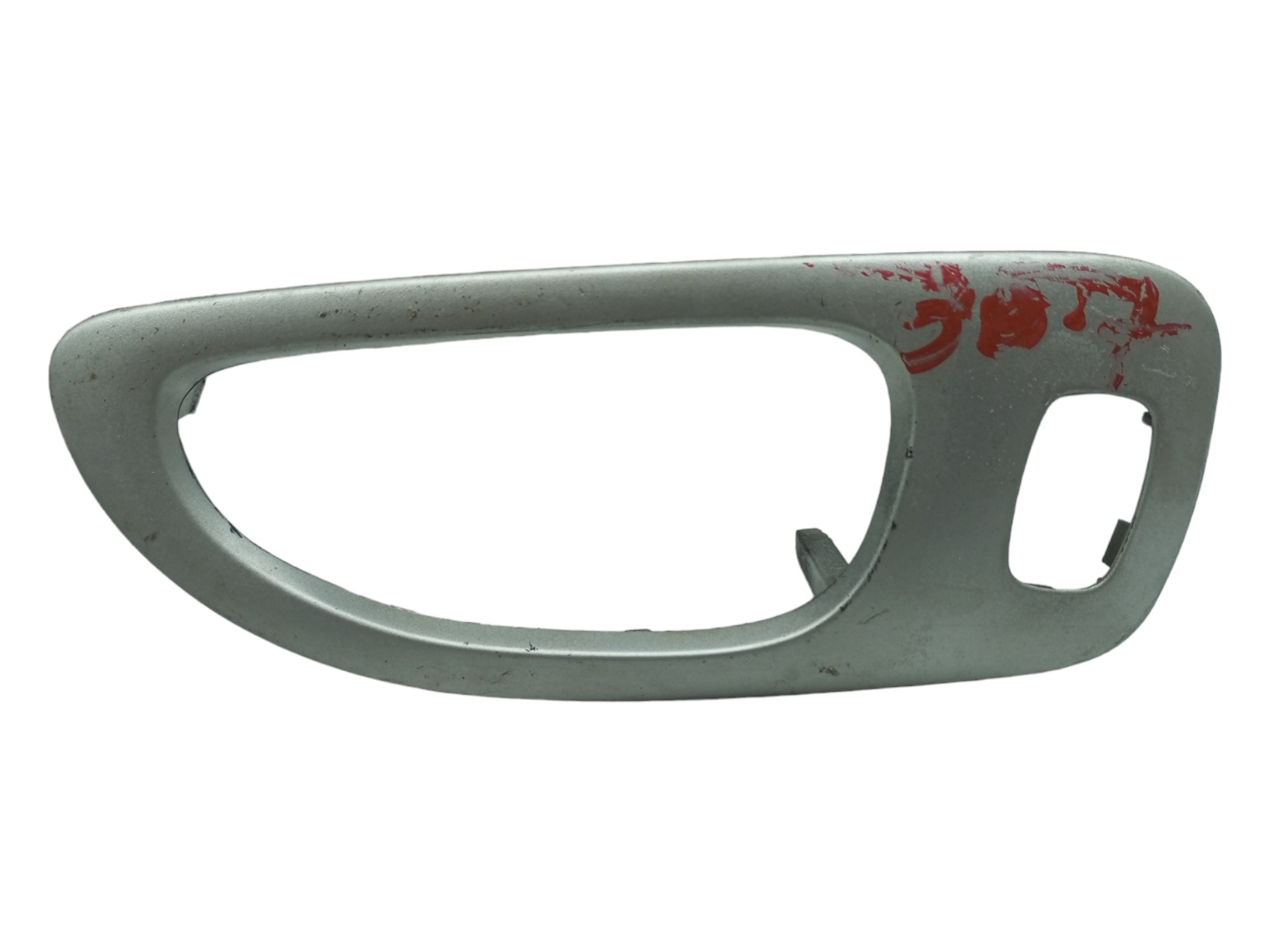 Moldura Macaneta Externa Peugeot 307 2007 Traseira Esquerda Prata 1