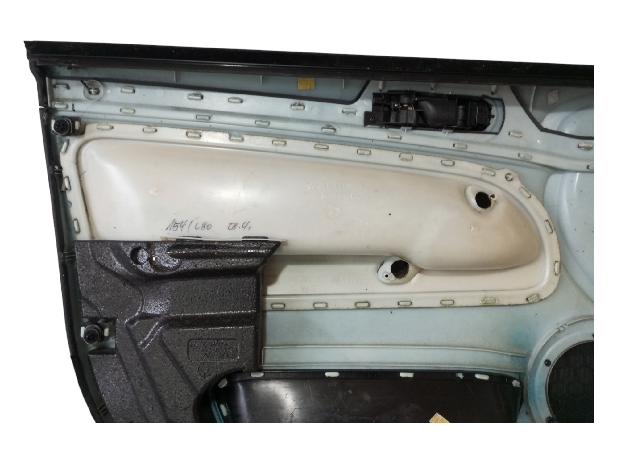 Forro Porta Passat Alemao 97 98 99 2000 Dianteiro Direito Preto 6