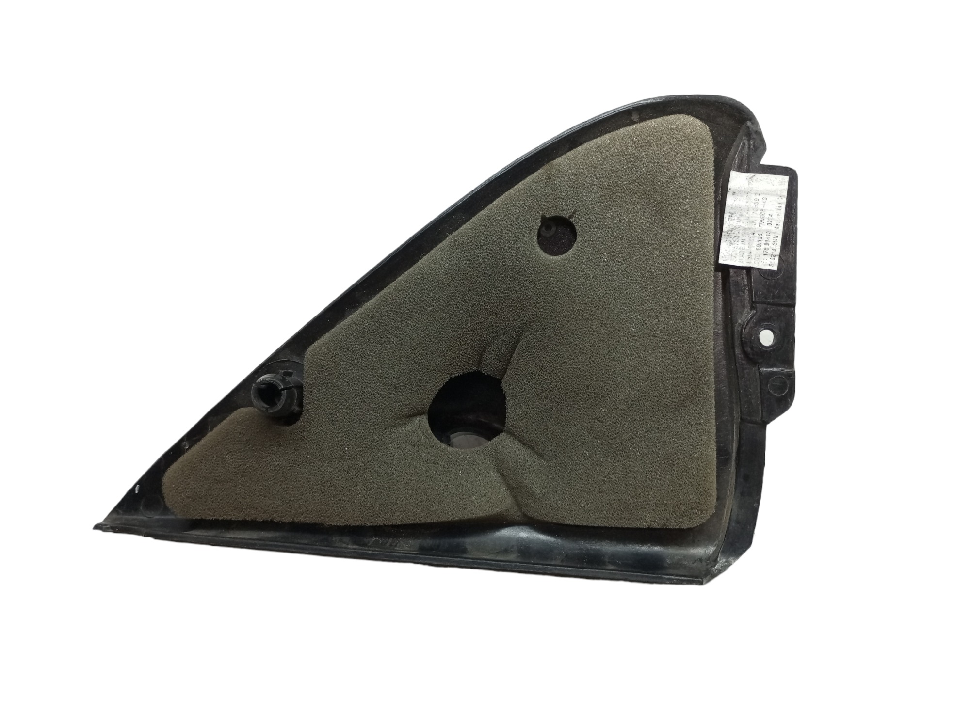 Moldura Interna Retrovisor Gol Vw 96 97 98 99 Lado Direito Preto 5