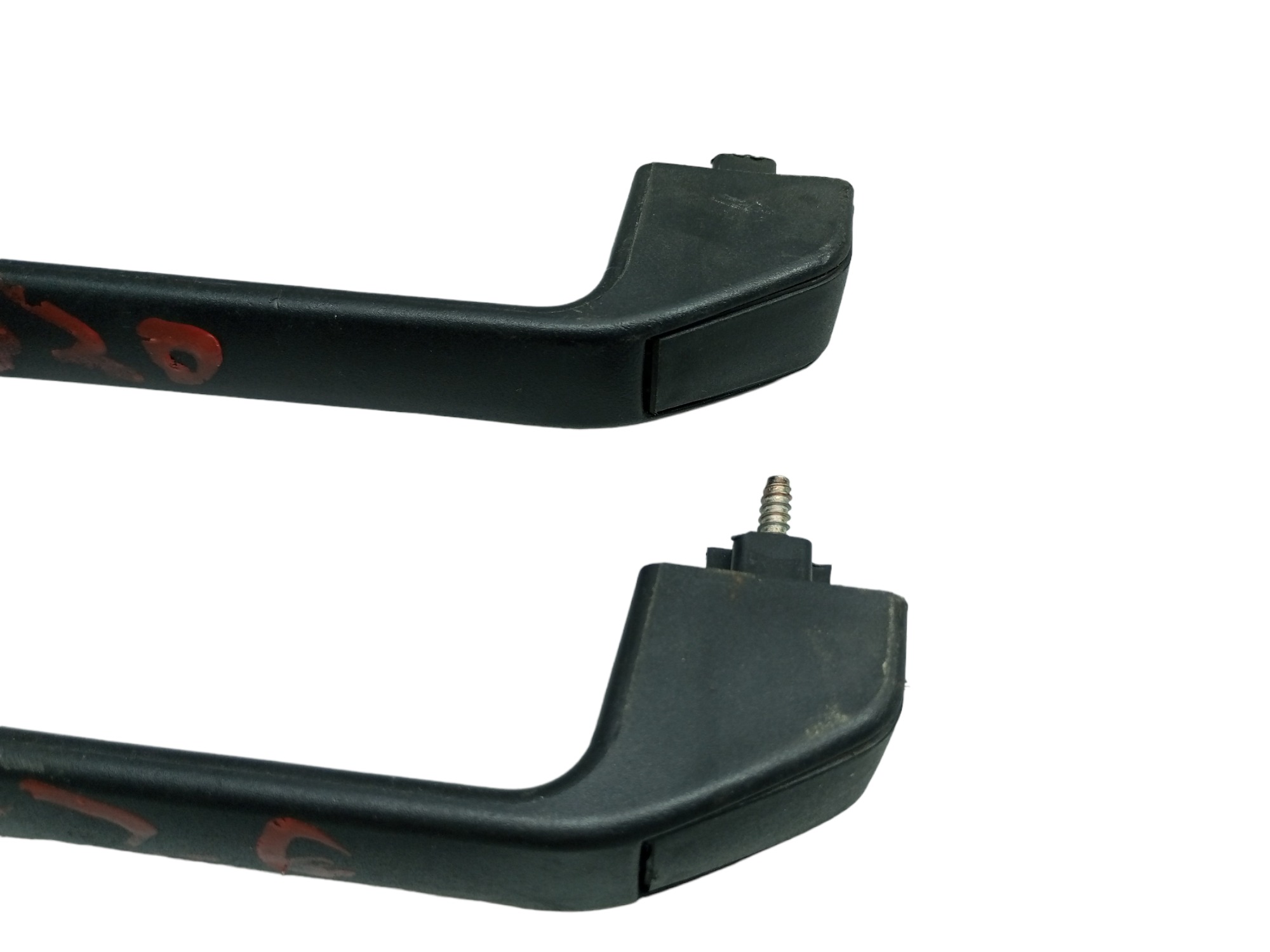 Puxador Alca Teto Pqp Fiat Uno Par 94 95 96 97 98 99 2000 Preto 2