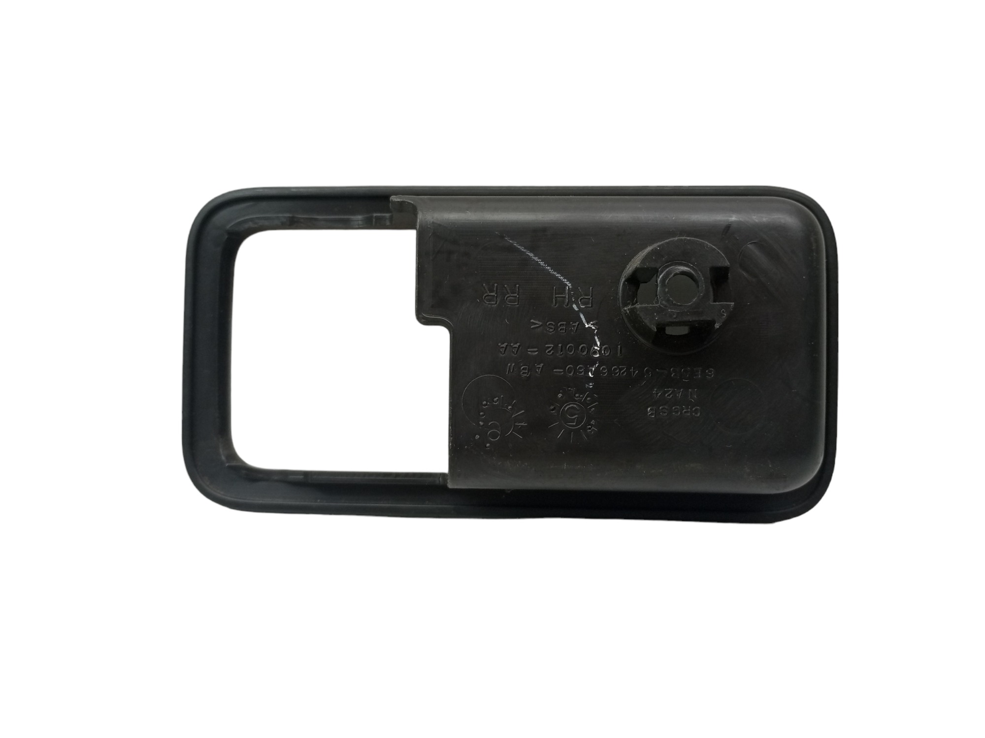 Moldura Macaneta Ford Fusion 2008 2012 Traseira Direita  Preto Traseira 2