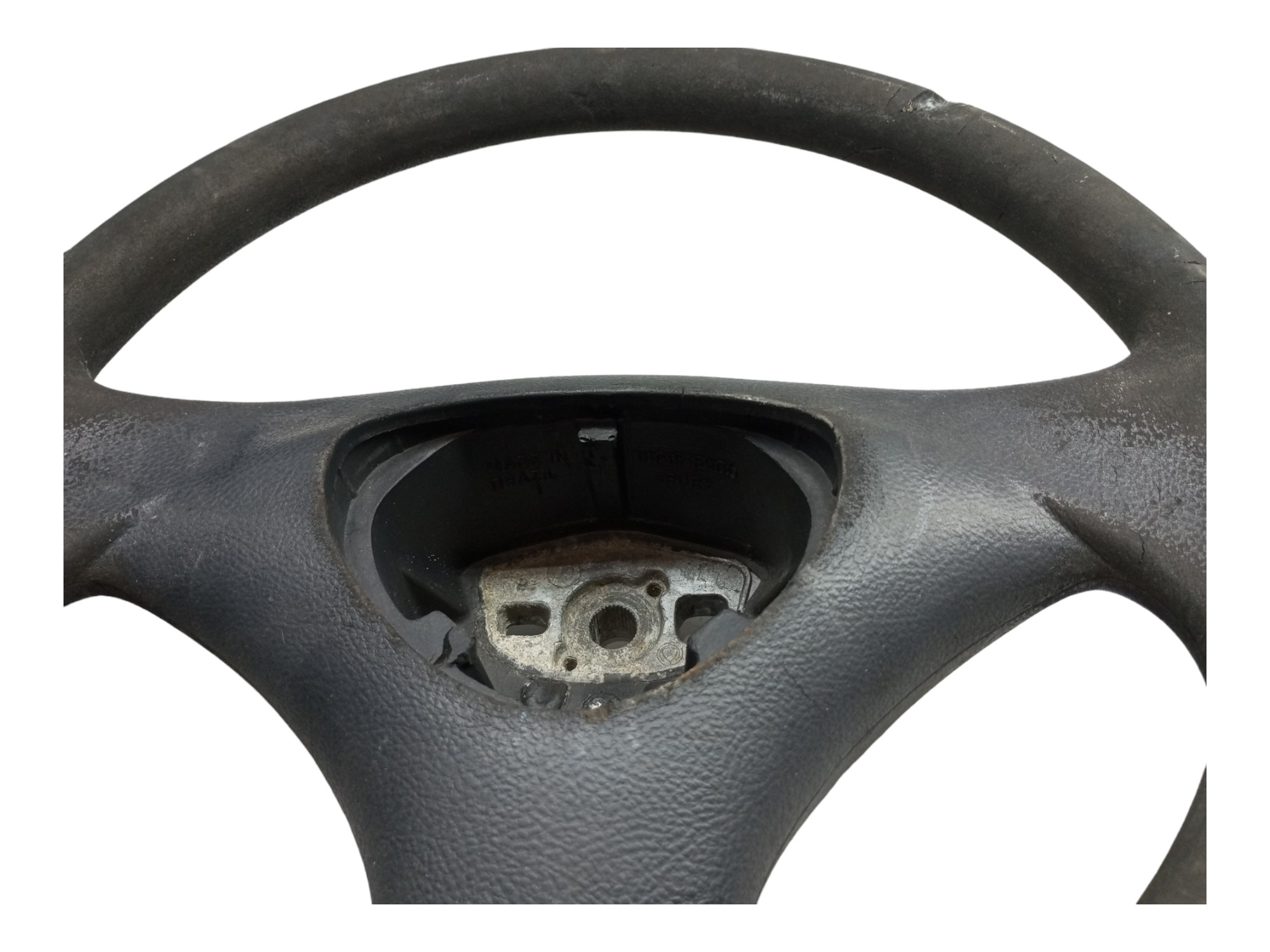 Volante Fiat Uno 2007 2008 2009 2010 2011 2012 Direcao  Preto 3